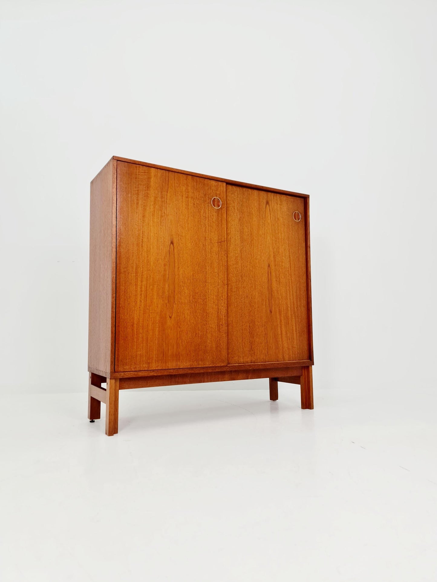 Vintage teak danish Highboard By Bräntorps Fiesta library , 1960s