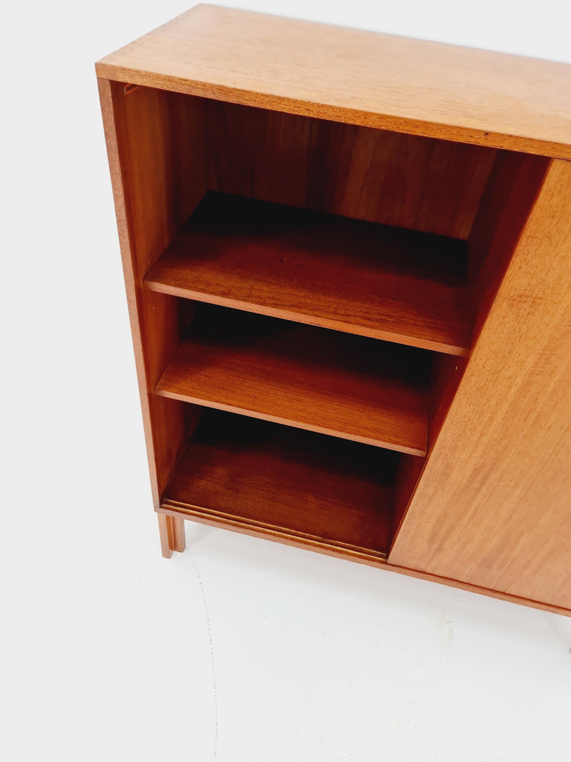 Vintage teak danish Highboard /chest of drawers By Bräntorps Fiesta library , 1960s