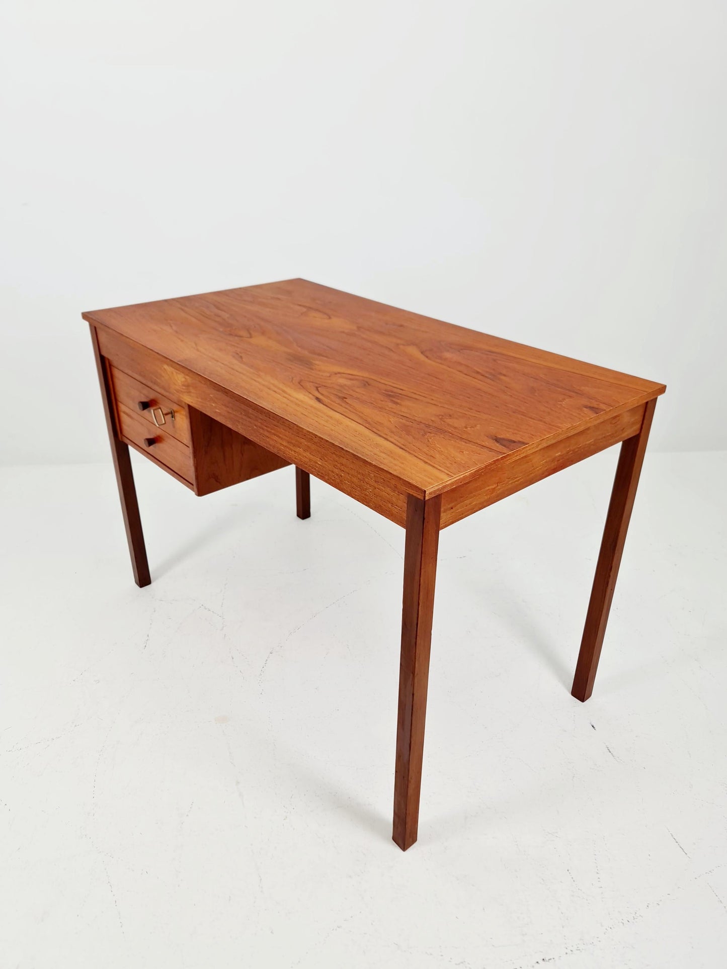 Midcentury Danish Teak Desk by Domino mobler, 1960s