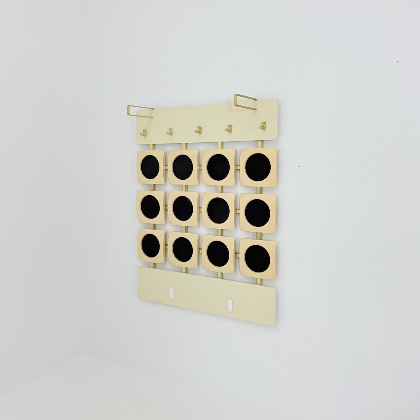 Mid Century Space Age Wall Coat Rack – Luigi Colani Style, Germany 1980s