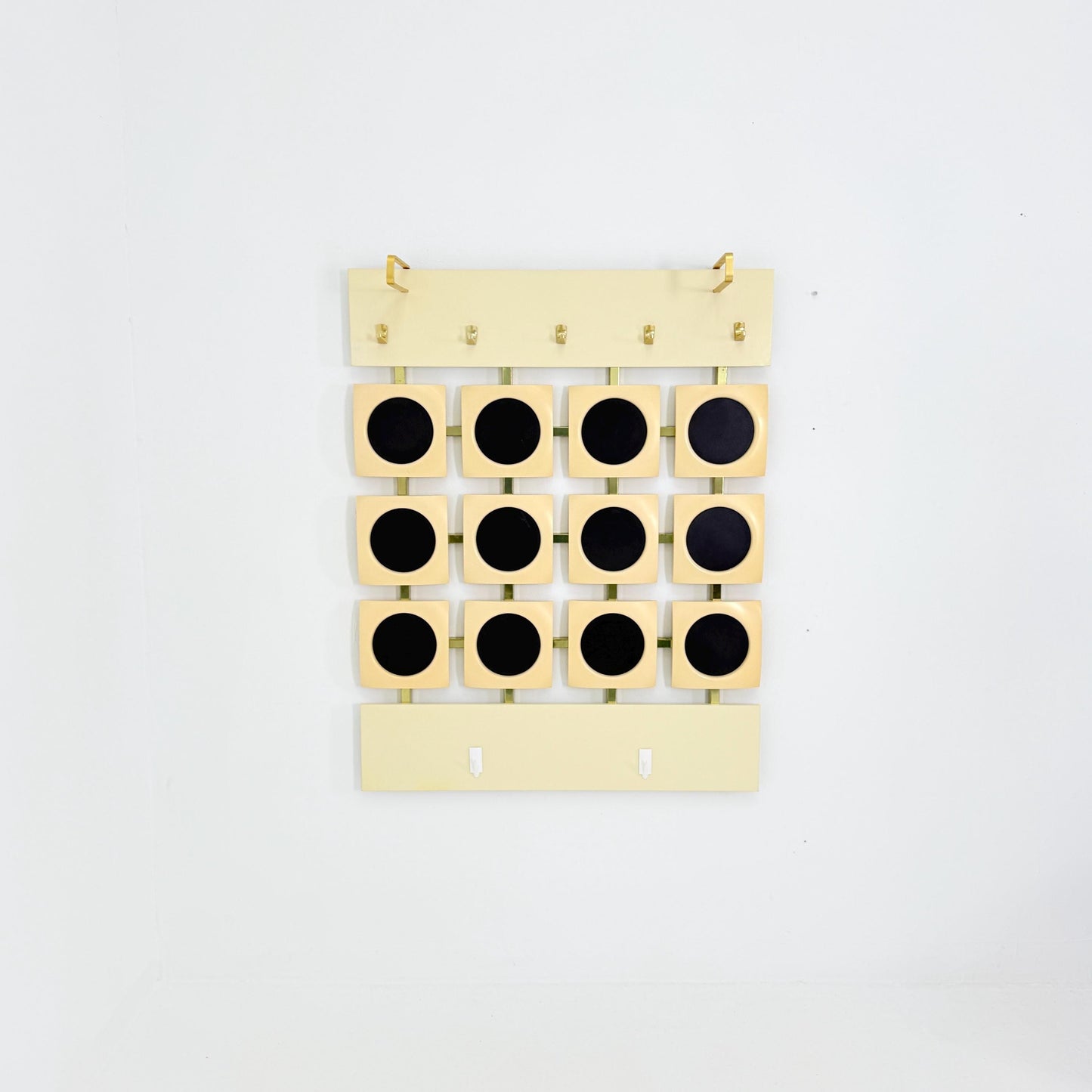 Mid Century Space Age Wall Coat Rack – Luigi Colani Style, Germany 1980s