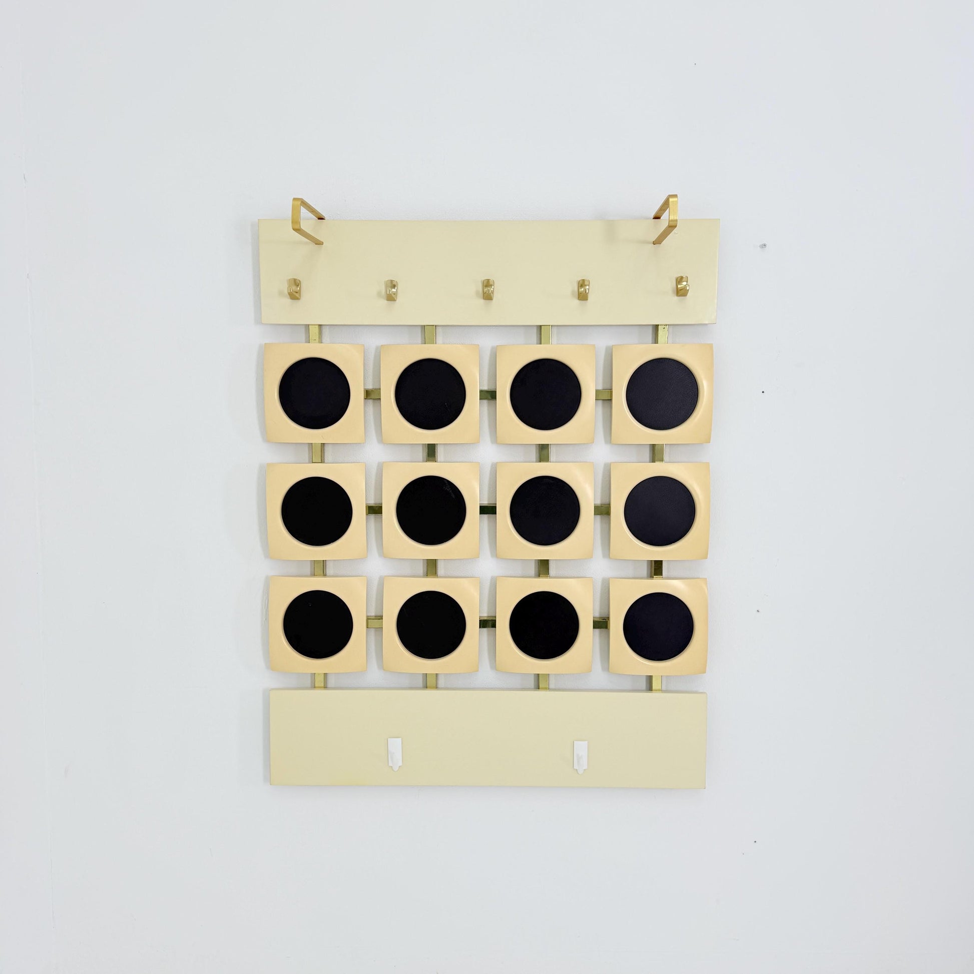 Mid Century Space Age Wall Coat Rack – Luigi Colani Style, Germany 1980s