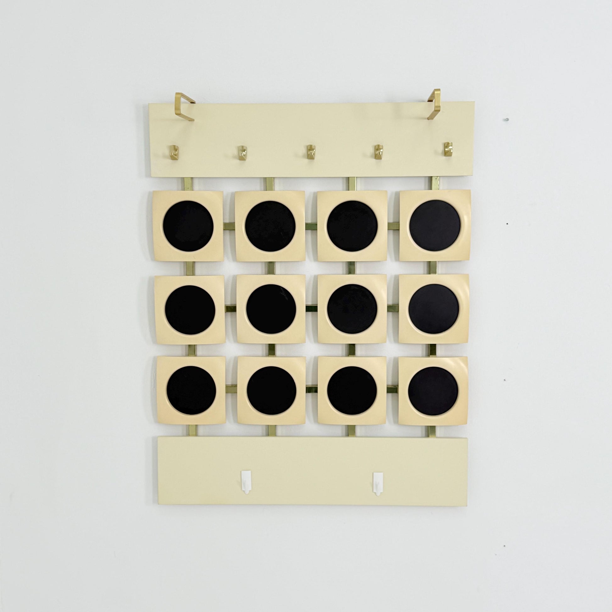 Mid Century Space Age Wall Coat Rack – Luigi Colani Style, Germany 1980s