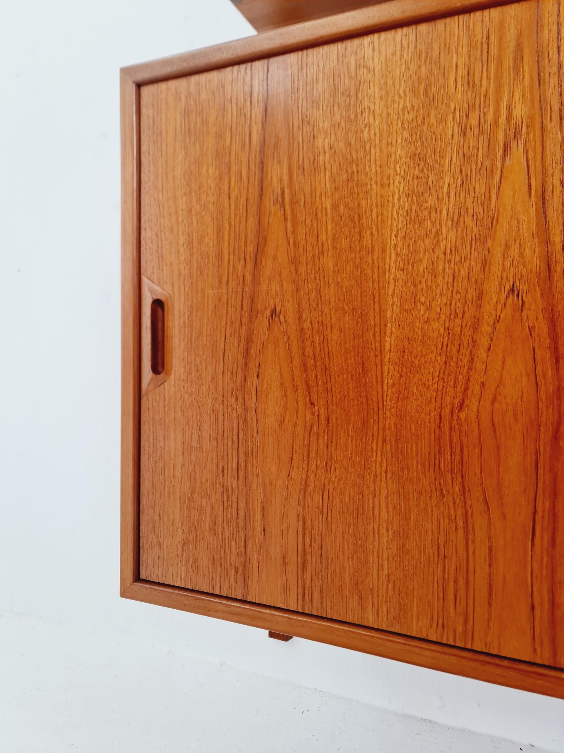 Rare Mid century Danish Teak Wall Unit by Sven Ellekaer For Abert Hansen, Denmark, 1960s