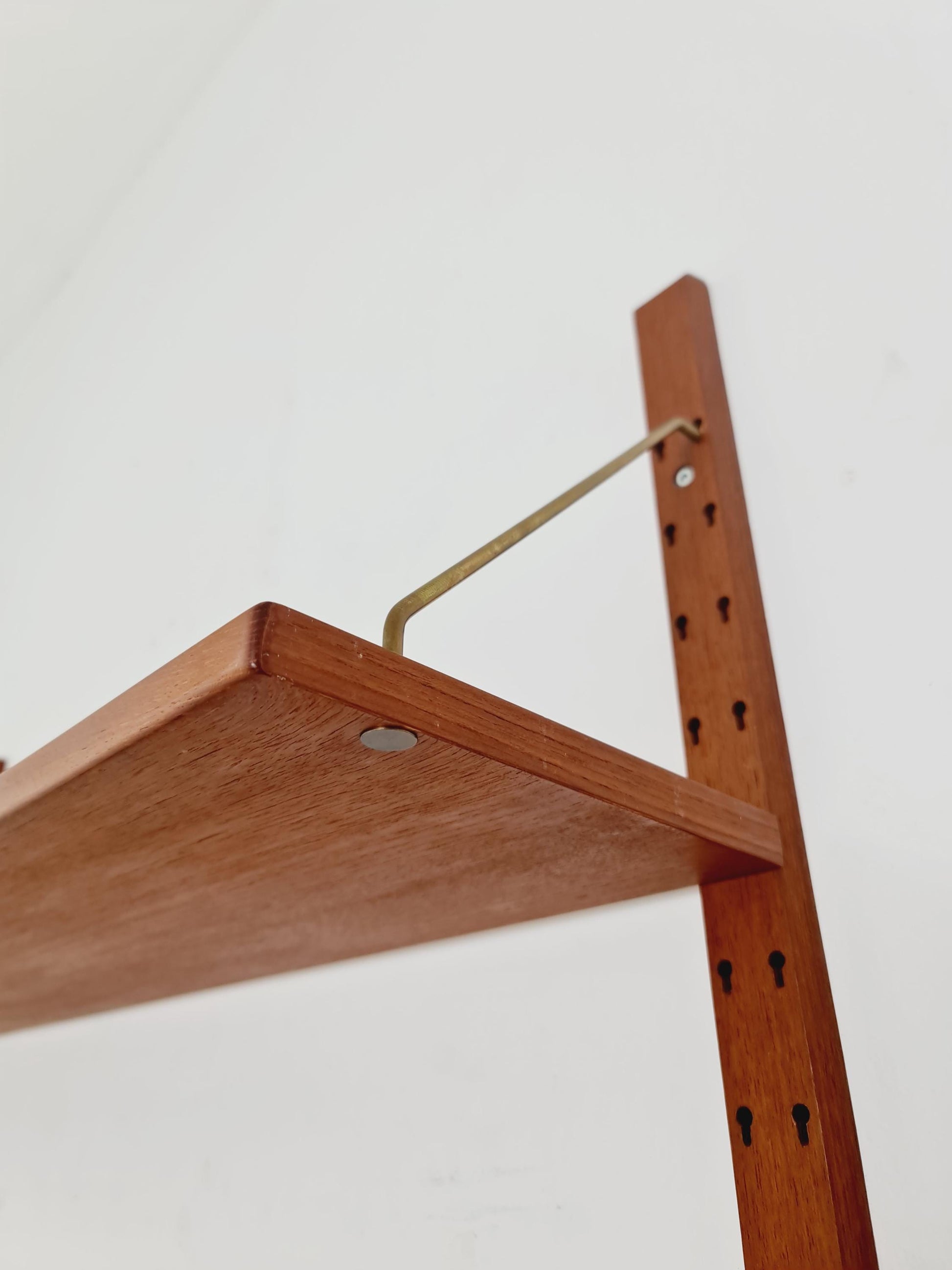 Rare Mid century Danish Teak Wall Unit by Sven Ellekaer For Abert Hansen, Denmark, 1960s