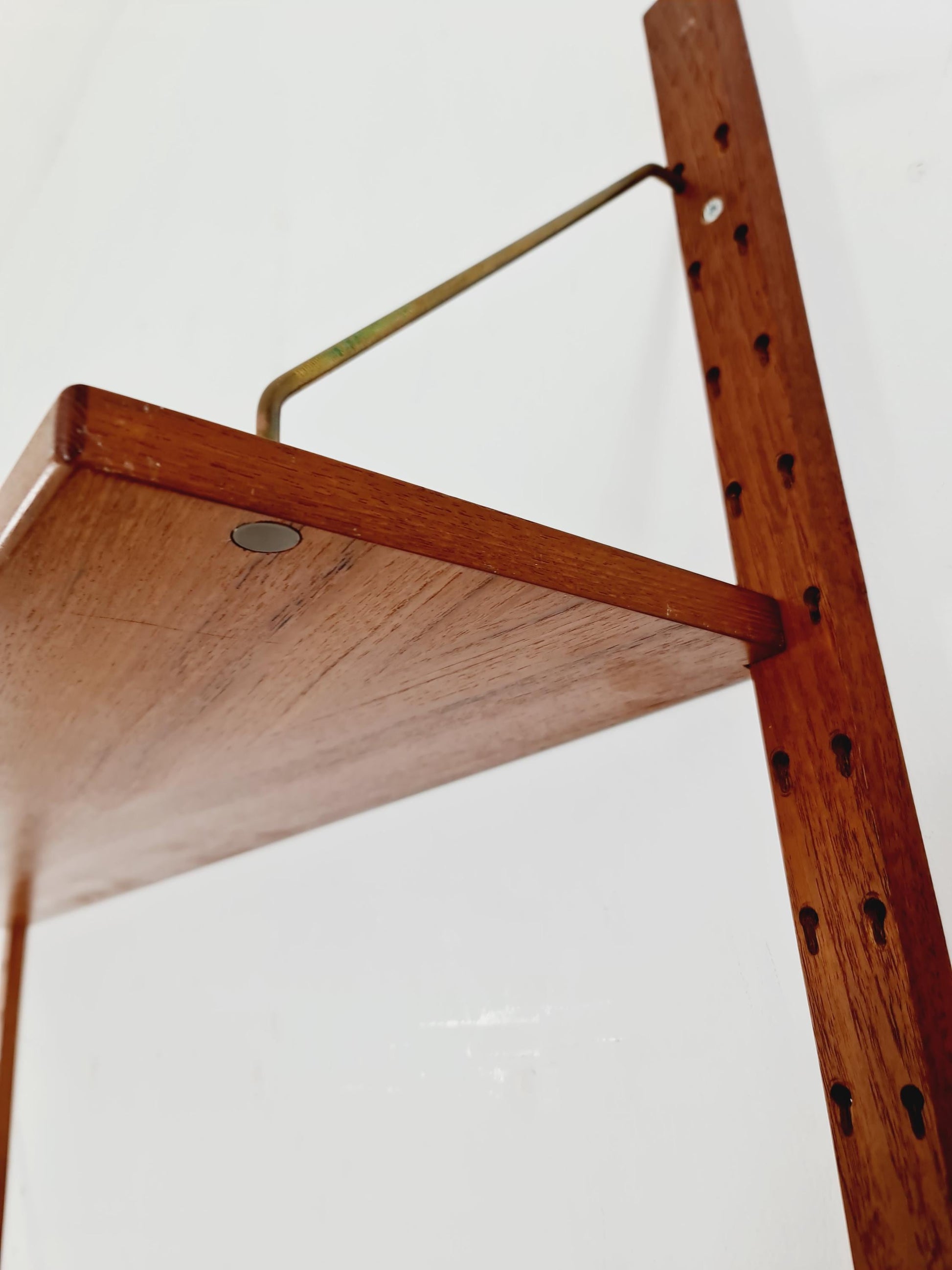Rare Mid century Danish Teak Wall Unit by Sven Ellekaer For Abert Hansen, Denmark, 1960s