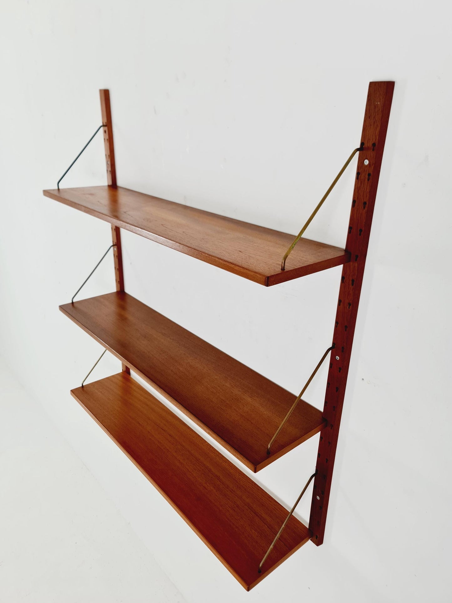 Rare Mid century Danish Teak Wall Unit by Sven Ellekaer For Abert Hansen, Denmark, 1960s