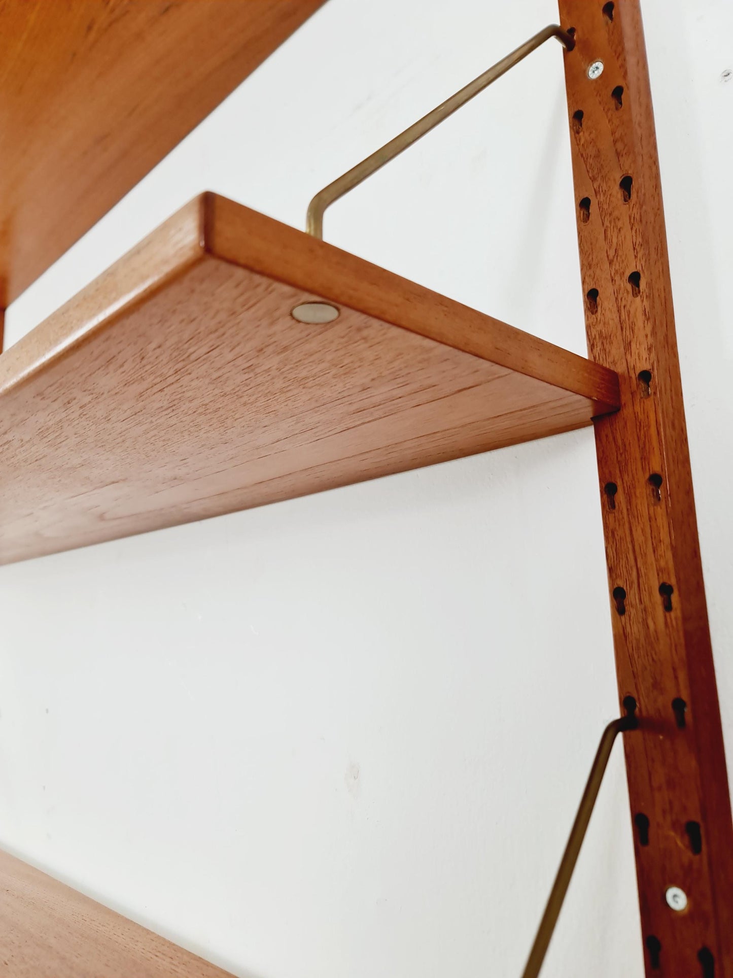 Rare Mid century Danish Teak Wall Unit by Sven Ellekaer For Abert Hansen, Denmark, 1960s