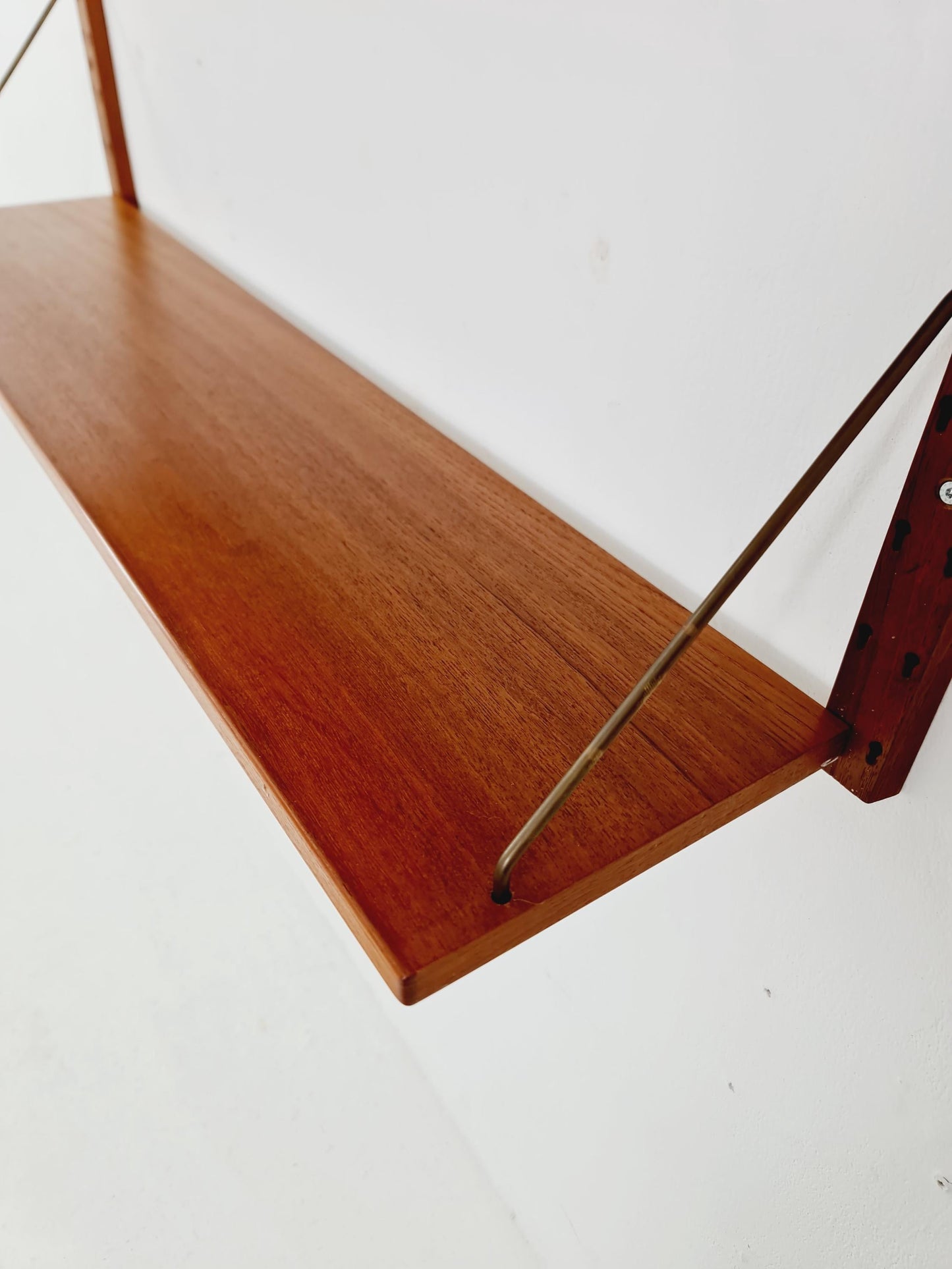 Rare Mid century Danish Teak Wall Unit by Sven Ellekaer For Abert Hansen, Denmark, 1960s