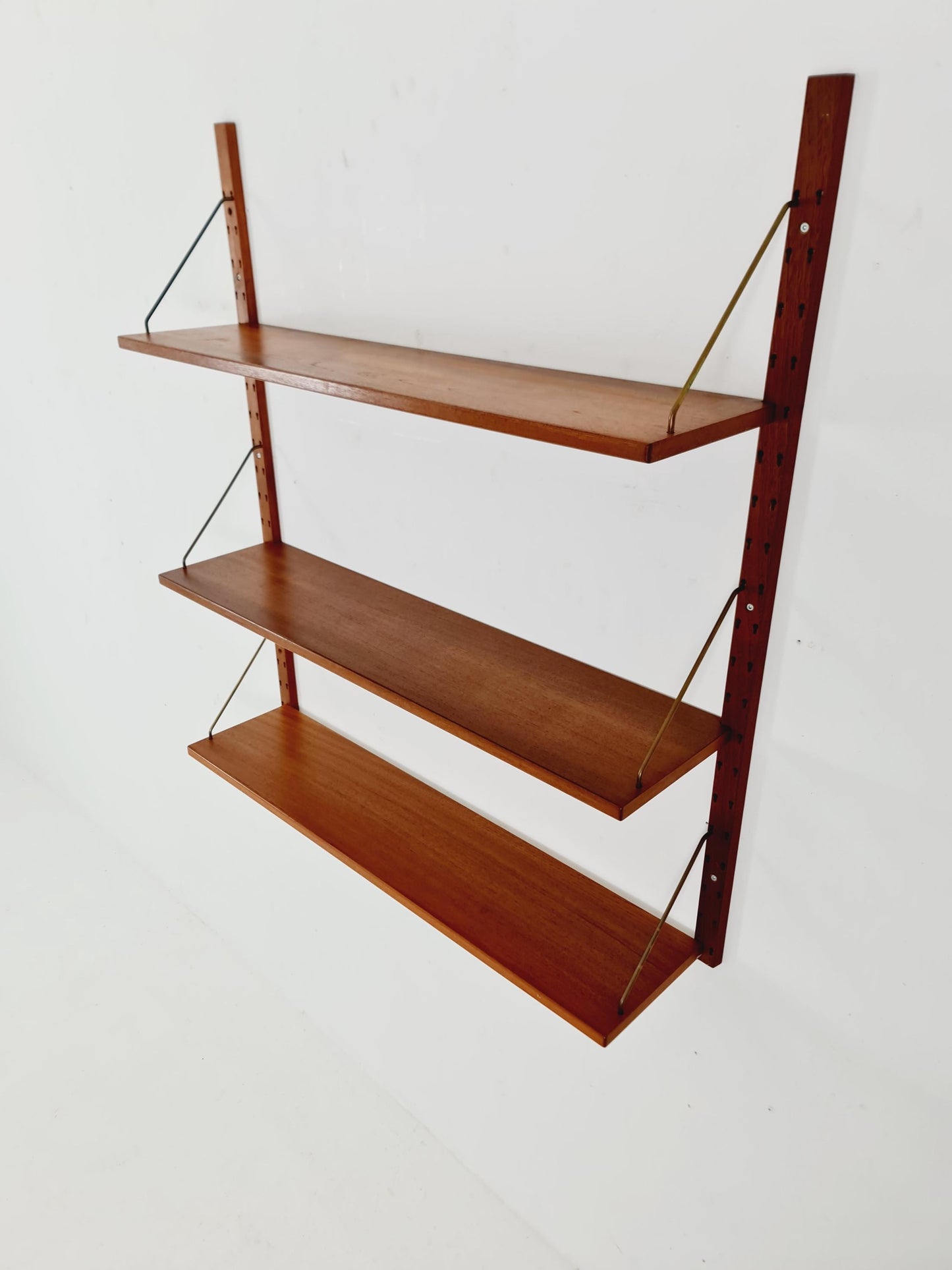 Rare Mid century Danish Teak Wall Unit by Sven Ellekaer For Abert Hansen, Denmark, 1960s