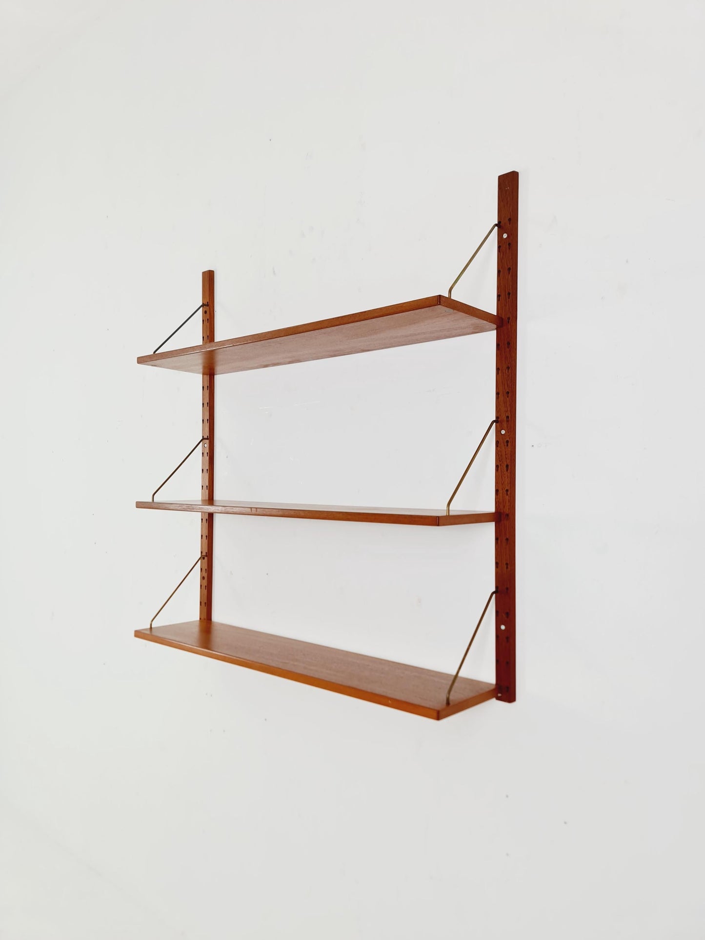 Rare Mid century Danish Teak Wall Unit by Sven Ellekaer For Abert Hansen, Denmark, 1960s