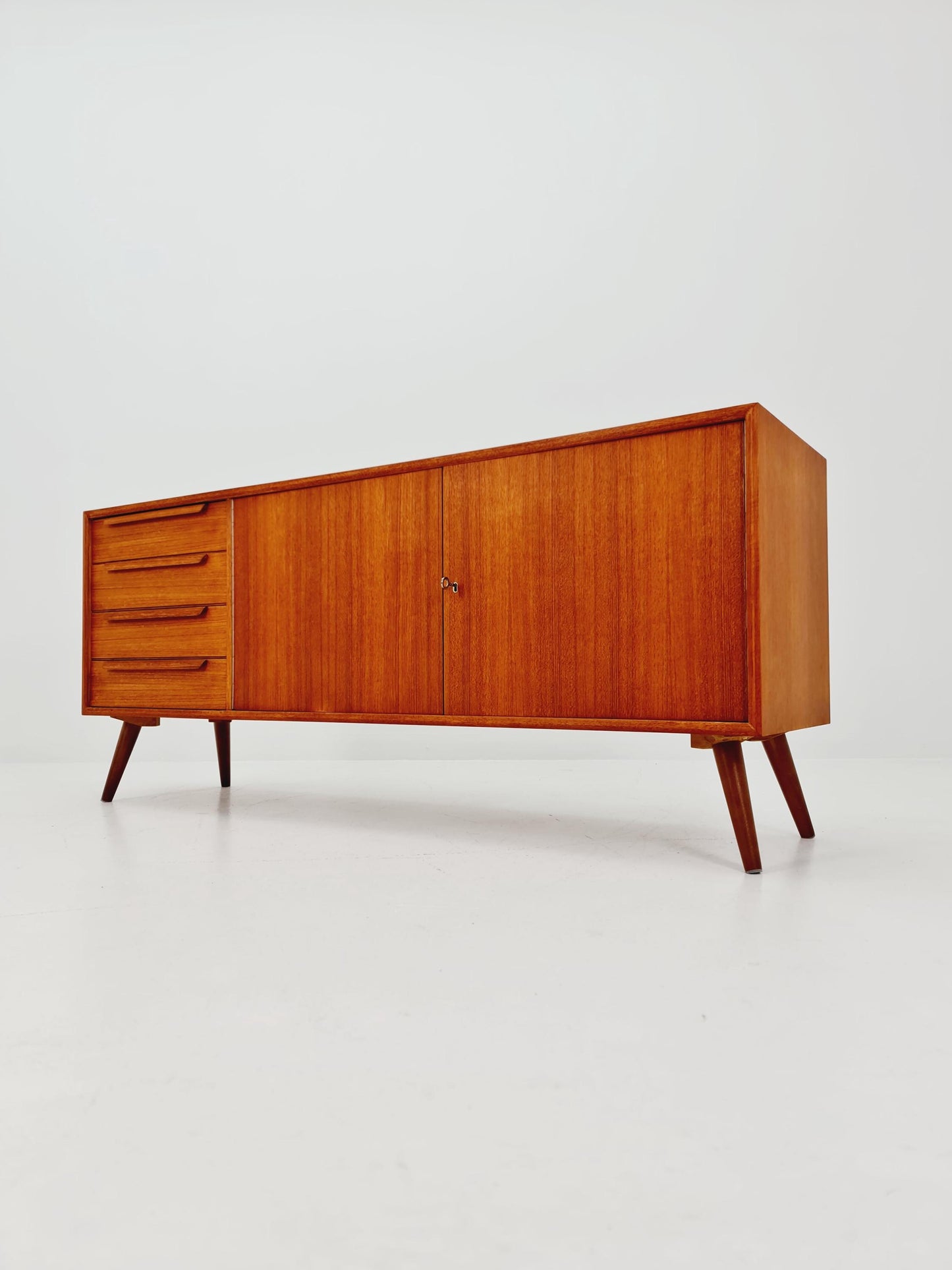 Mid century Modern German teak sideboard by WK möbel, 1960s