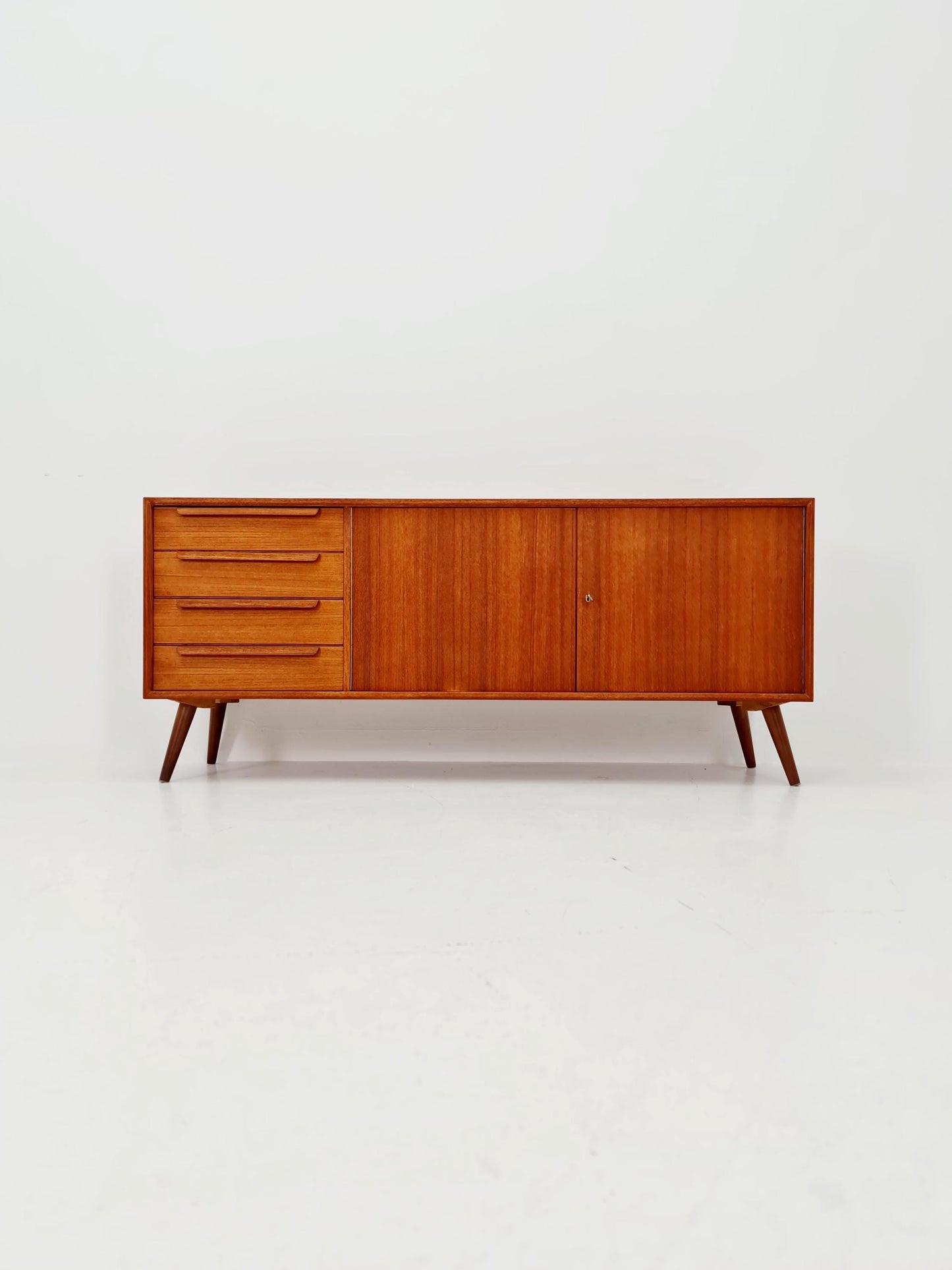Mid century Modern German teak sideboard by WK möbel, 1960s