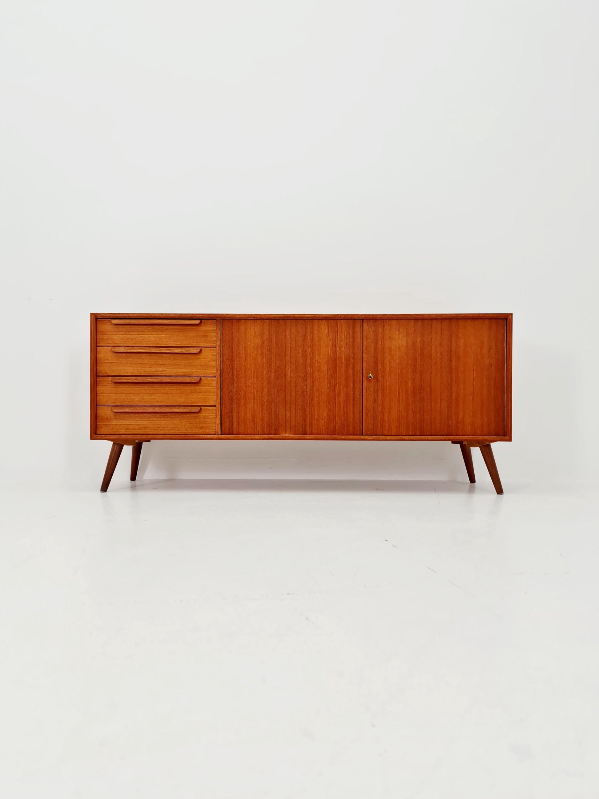 Mid century Modern German teak sideboard by WK möbel, 1960s