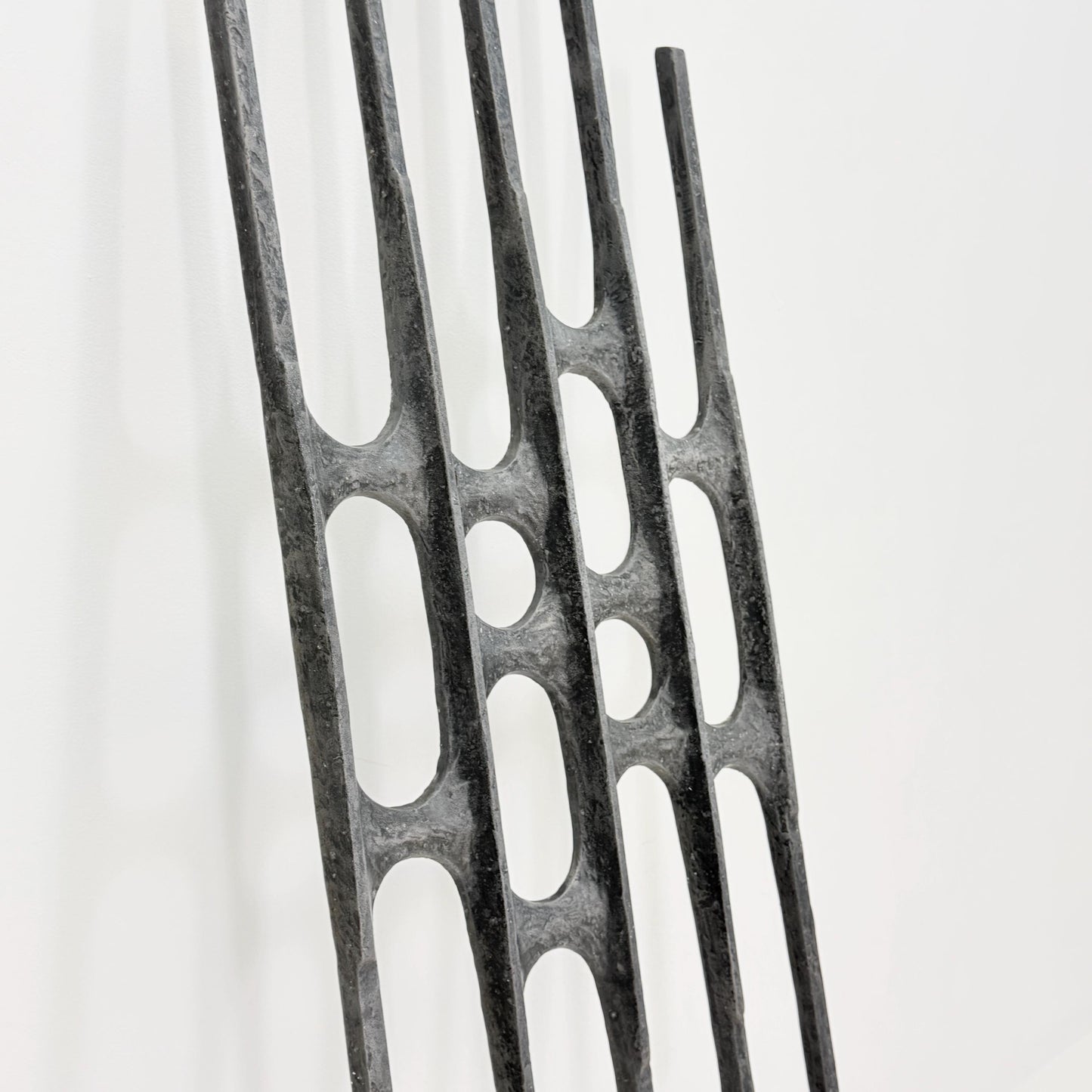 mid century Large brutalist abstract wall iron sculpture, 1970s Germany