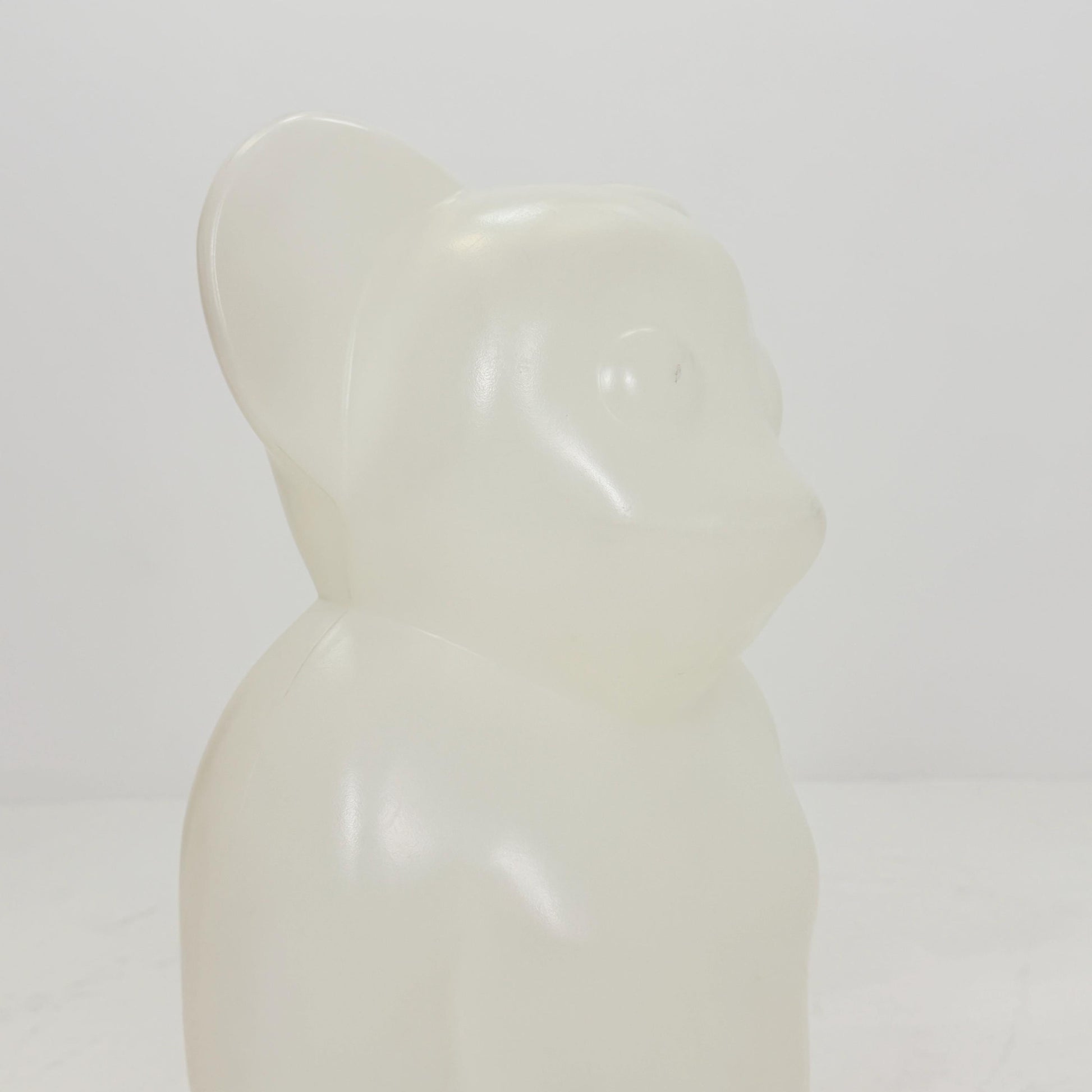 Rare XL white standing Lumibär floor Lamp by Flötotto, 1980s Germany