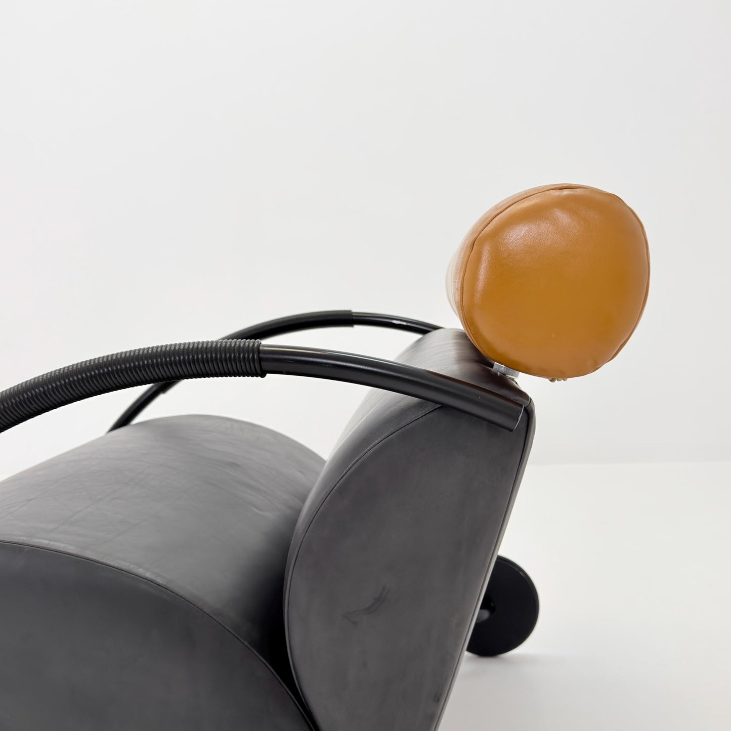 Mid century “Zyklus” Gray edition armchair with ottoman by Peter Maly for Cor, 1984,Germany