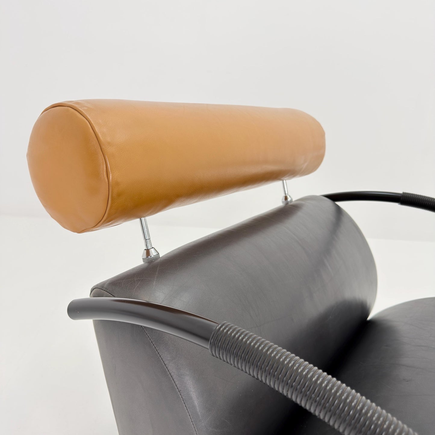 Mid century “Zyklus” Gray edition armchair with ottoman by Peter Maly for Cor, 1984,Germany