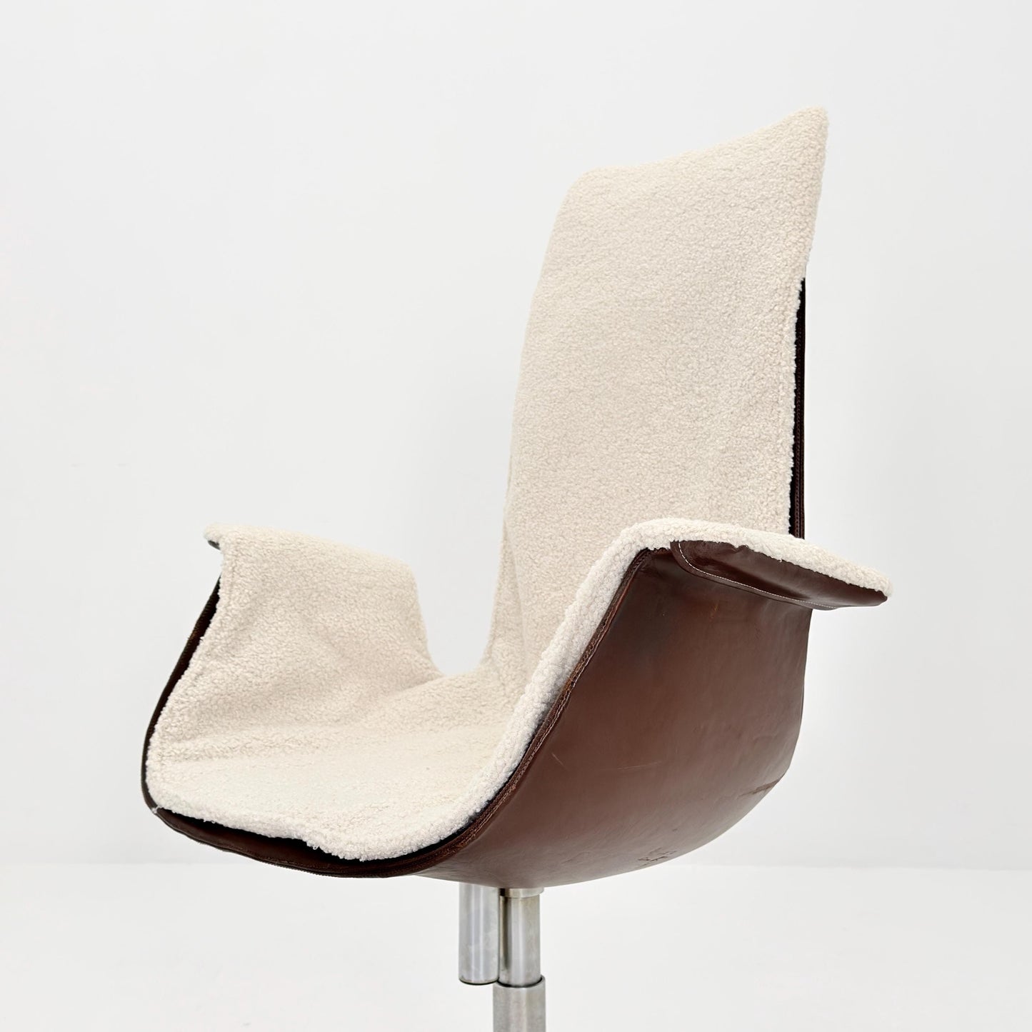 Mid centruy Tulip Desk Chair Modell 6725 by Preben Fabricius & Jørgen Kastholm – for Walter Knoll, 1960s by Kill