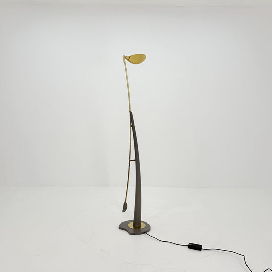Mid Century Modern Floor Lamp by Leola, Italy 1980s