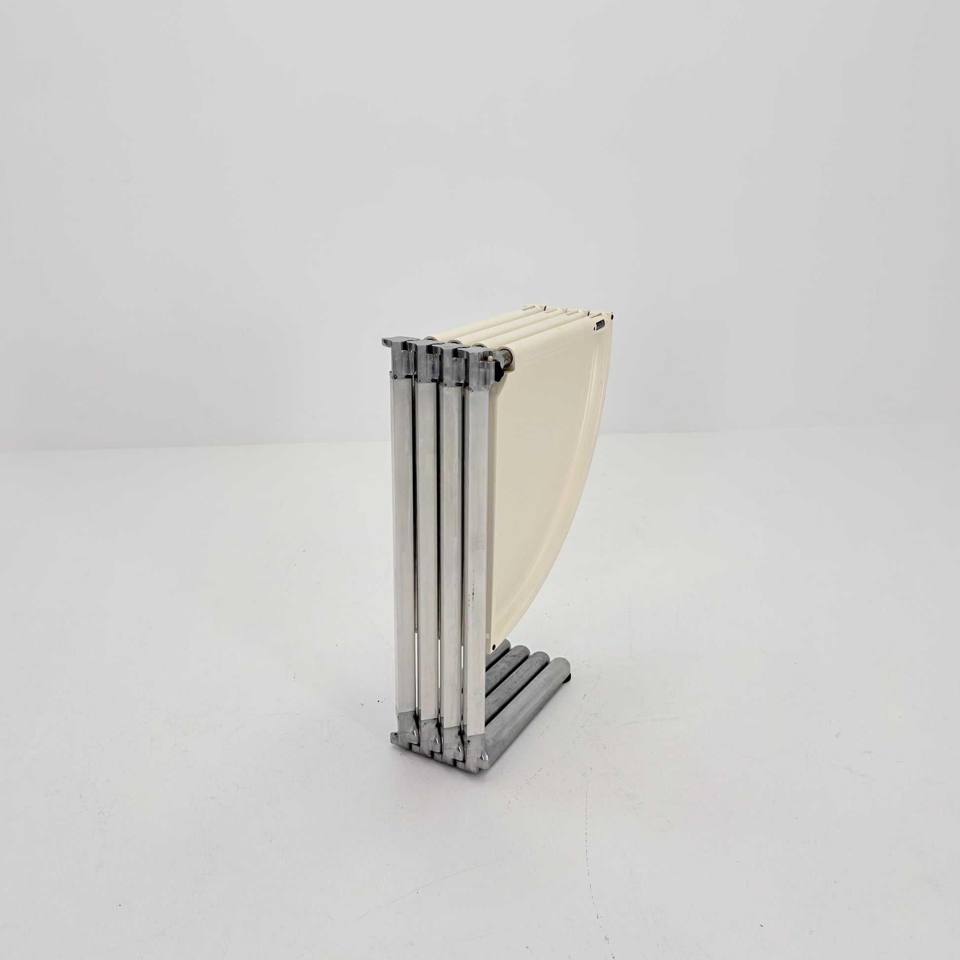 Mid century Italian Plano Folding white Table by Giancarlo Piretti, 1970s