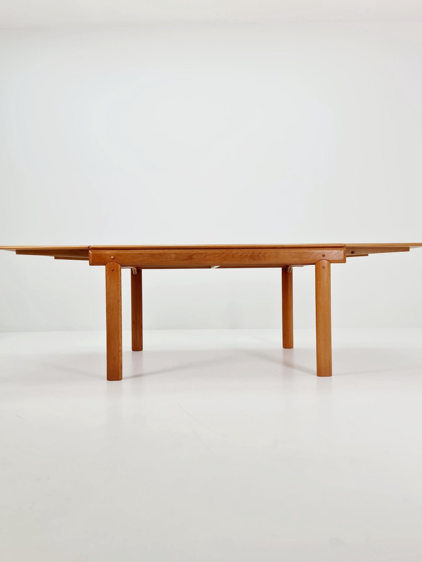 Mid century Dining Table By HW Klein for Bramin with Hidden leaf , 1960s