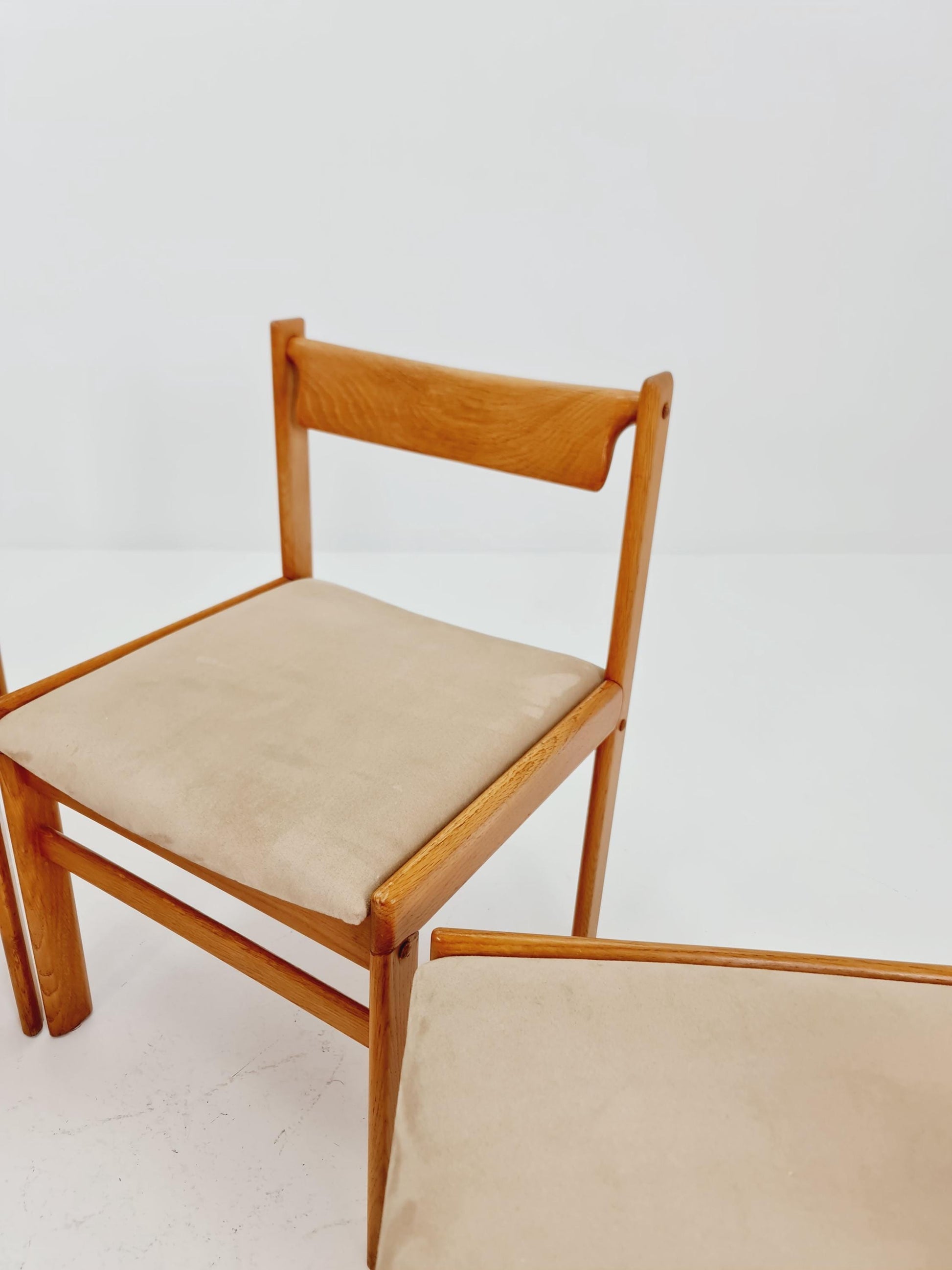 Danish Oak dining chairs by H. W. Klein for Bramin, 1960s, set of 6