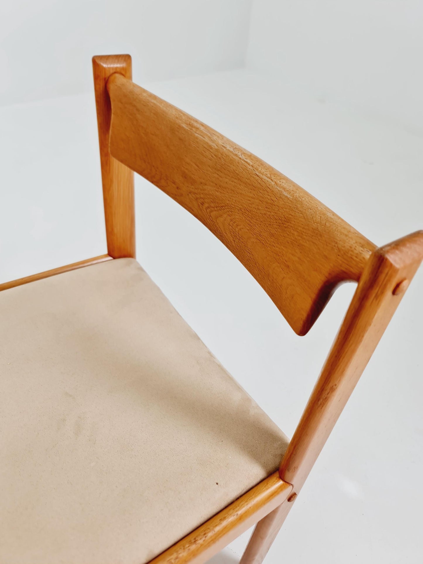 Danish Oak dining chairs by H. W. Klein for Bramin, 1960s, set of 6