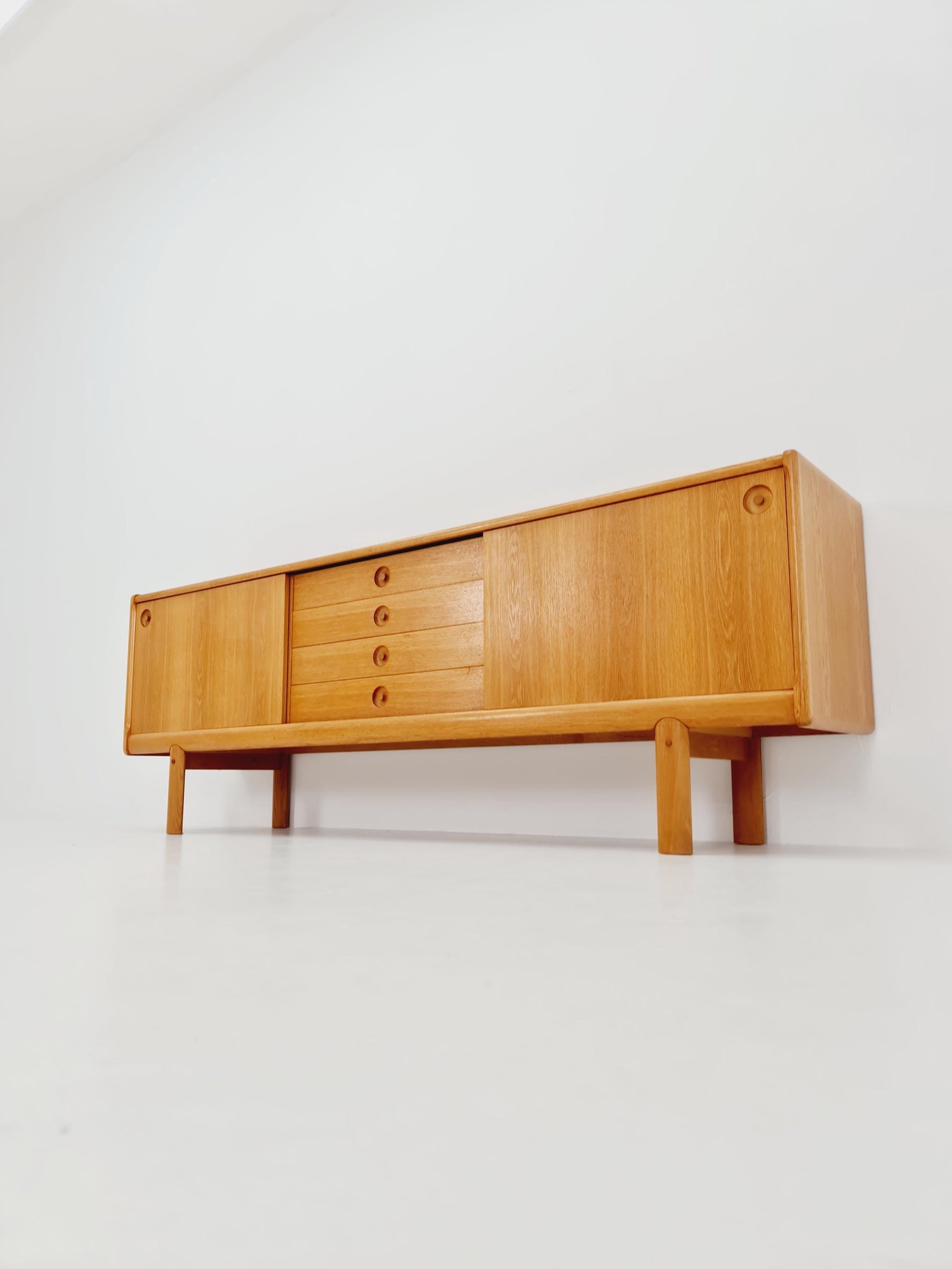 Danish Oak Sideboard by H.W Klein for Bramin, 1960s