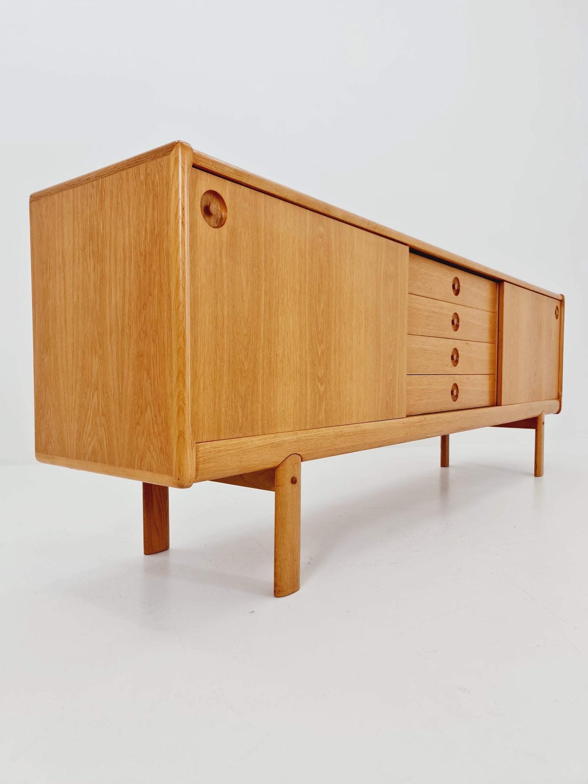 Danish Oak Sideboard by H.W Klein for Bramin, 1960s