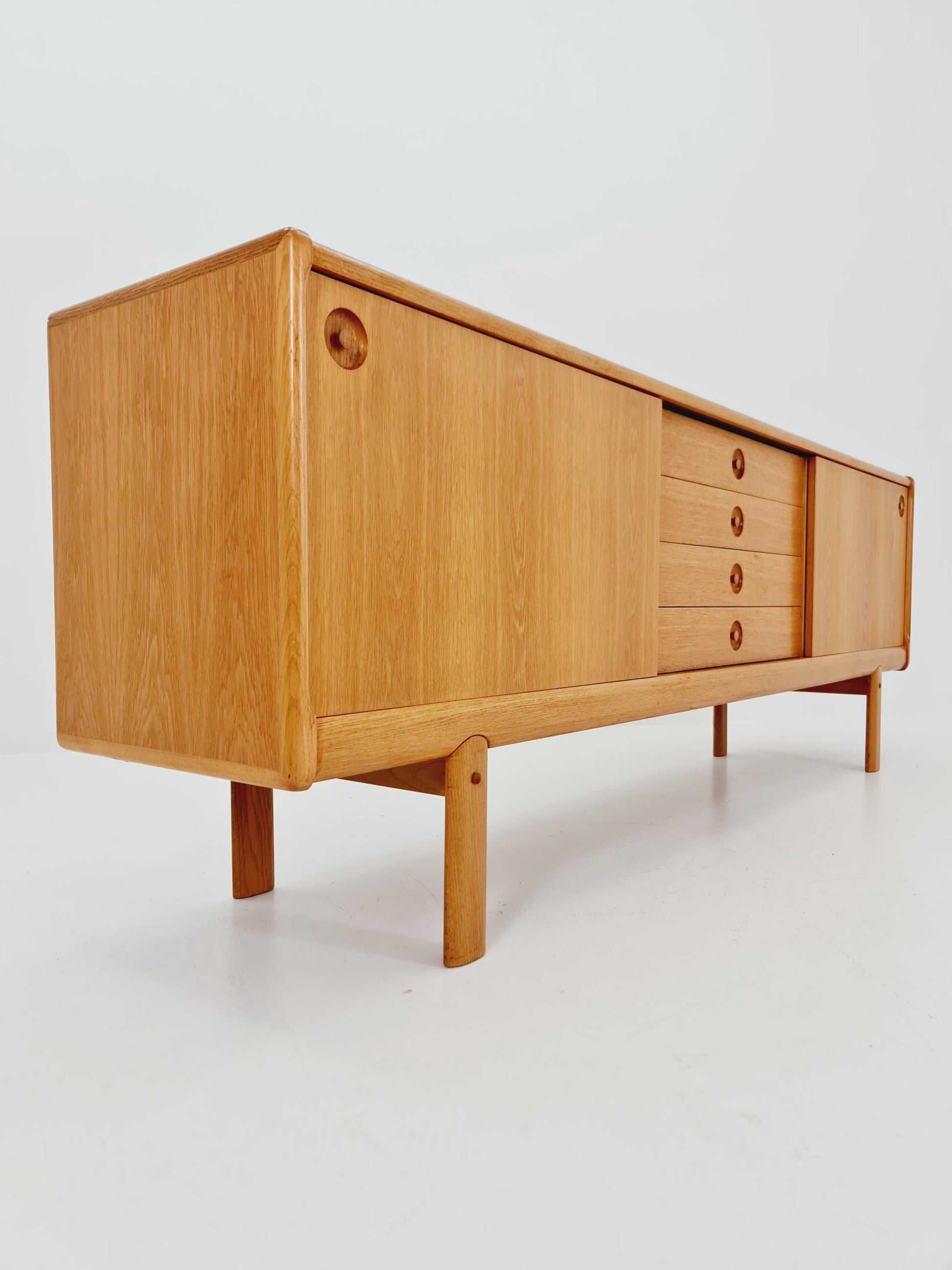 Danish Oak Sideboard by H.W Klein for Bramin, 1960s