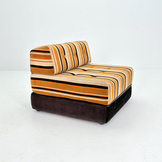 Mid Century Fold Out Extendable Lounge Chair Daybed 1970s Germany