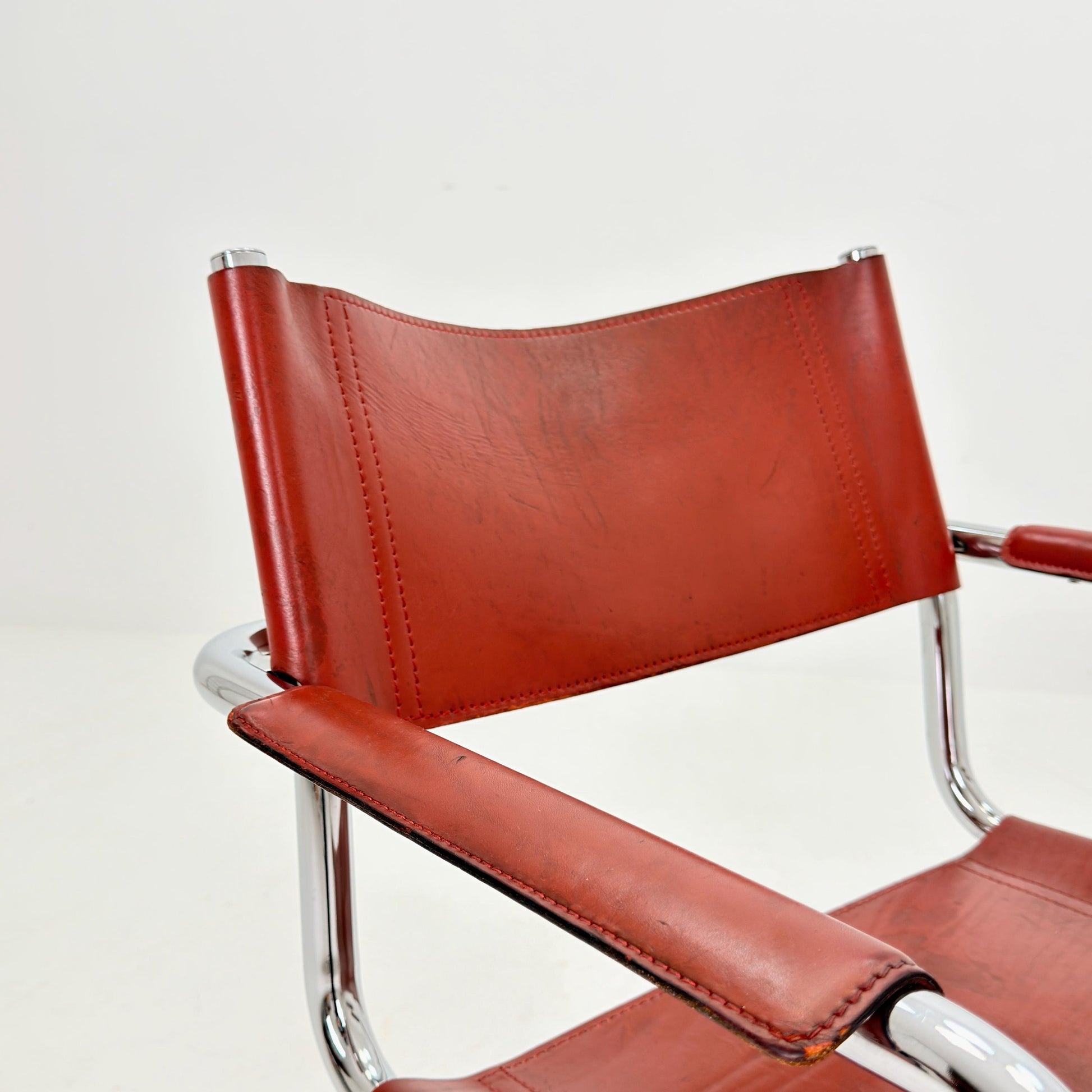 Model MG5 Centro Studi desk chair by Mart Stam & Marcel Breuer for Matteo Grassi, 1970s