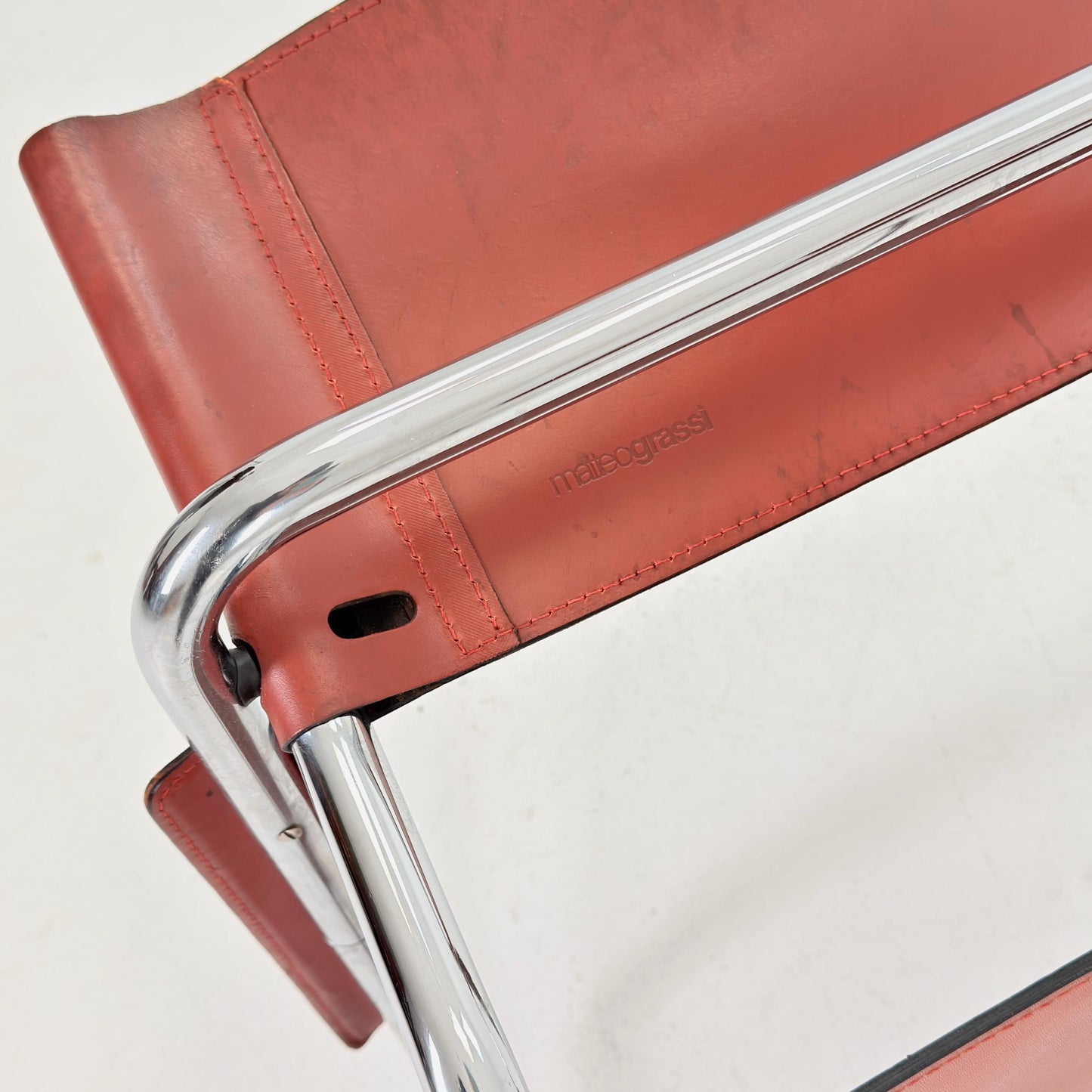 Model MG5 Centro Studi desk chair by Mart Stam & Marcel Breuer for Matteo Grassi, 1970s