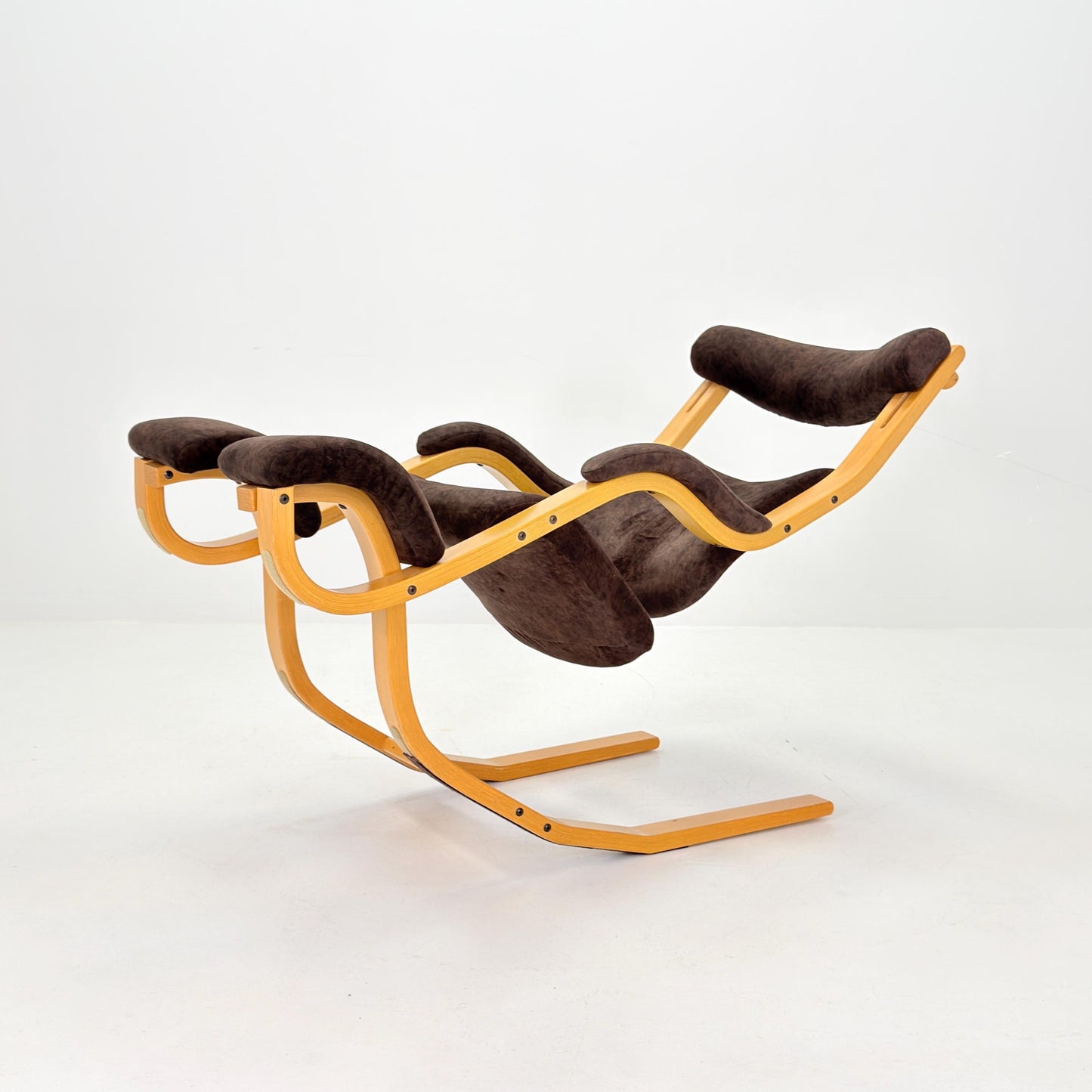 Mid-Century “Gravity” Rocking Lounge Chair by Peter Opsvik for Stokke, 1980s Norway