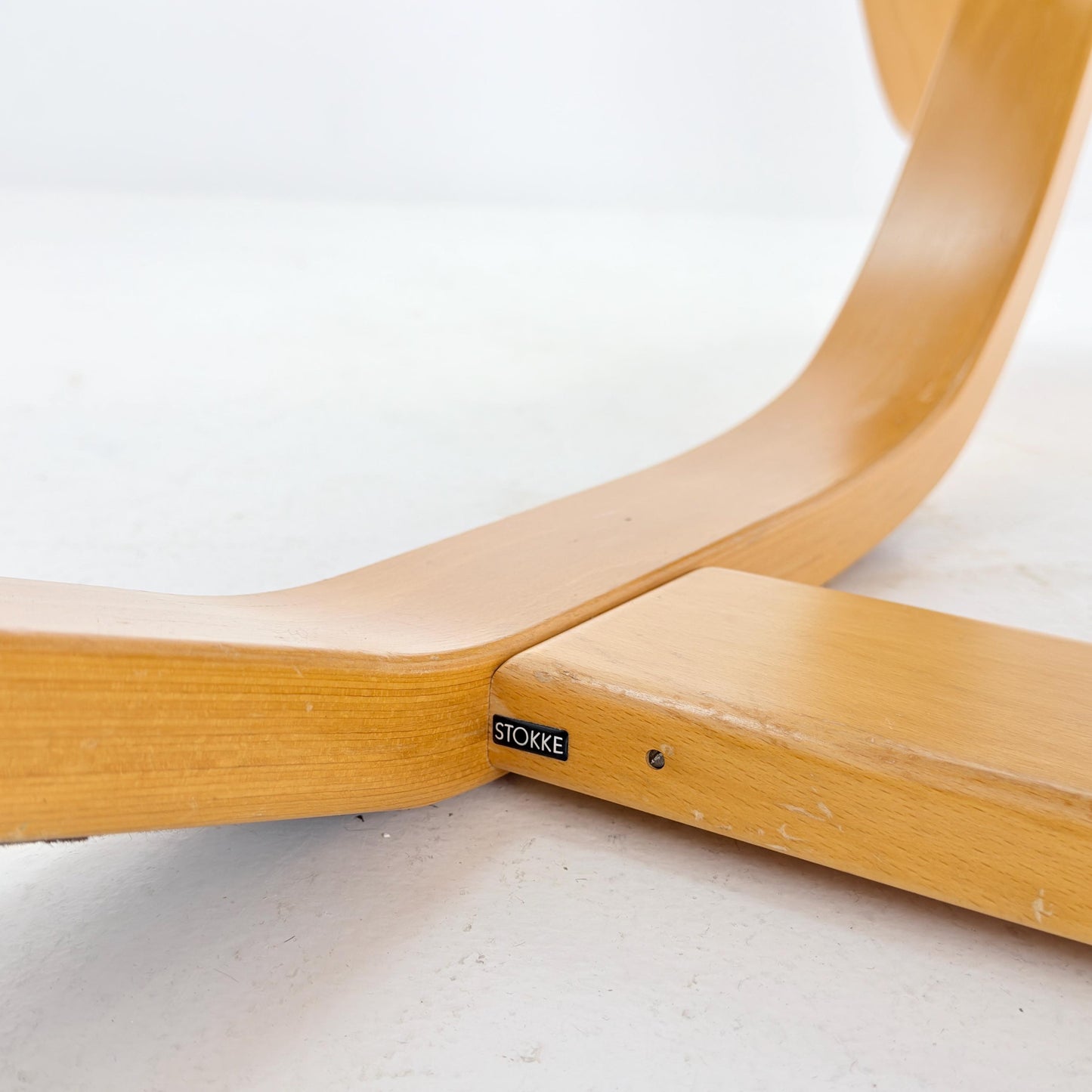 Mid-Century “Gravity” Rocking Lounge Chair by Peter Opsvik for Stokke, 1980s Norway