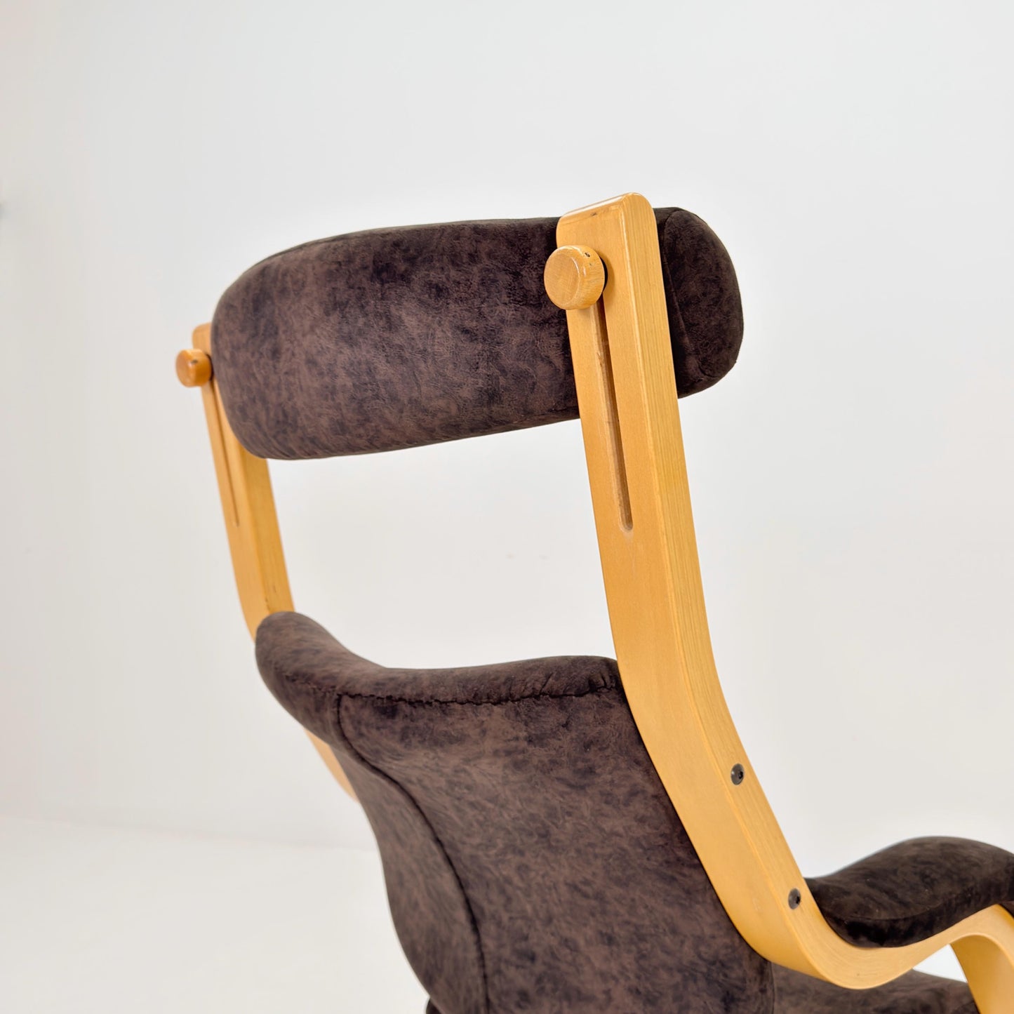 Mid-Century “Gravity” Rocking Lounge Chair by Peter Opsvik for Stokke, 1980s Norway