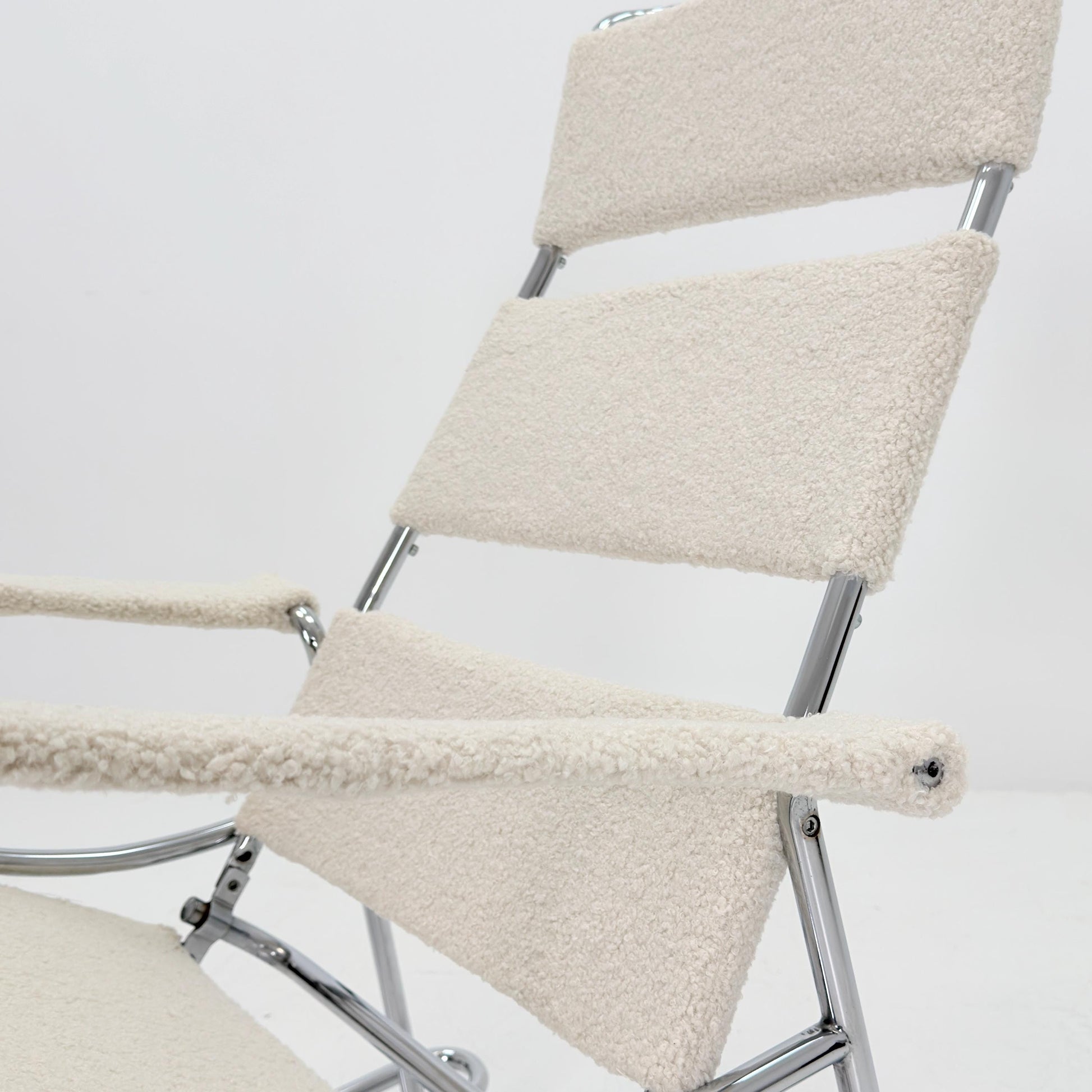 Mid-Century Modern Wassily-Style Rocking Chair, Italy 1980s