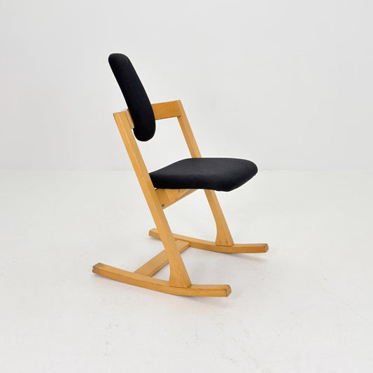 1 of 2 Mid-Century Pendulum Rocking Chair by Peter Opsvik for Stokke Norway, 1980s
