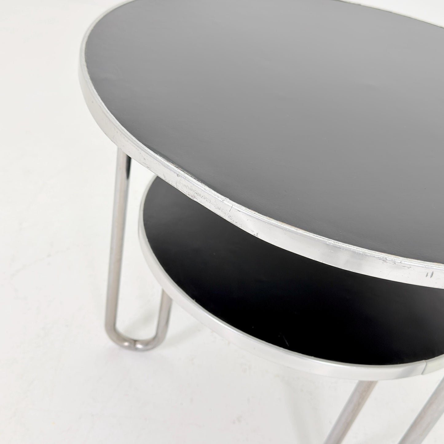 Mid century Bauhaus Tubular Steel Table from Mauser Werke Waldeck, 1950s Germany