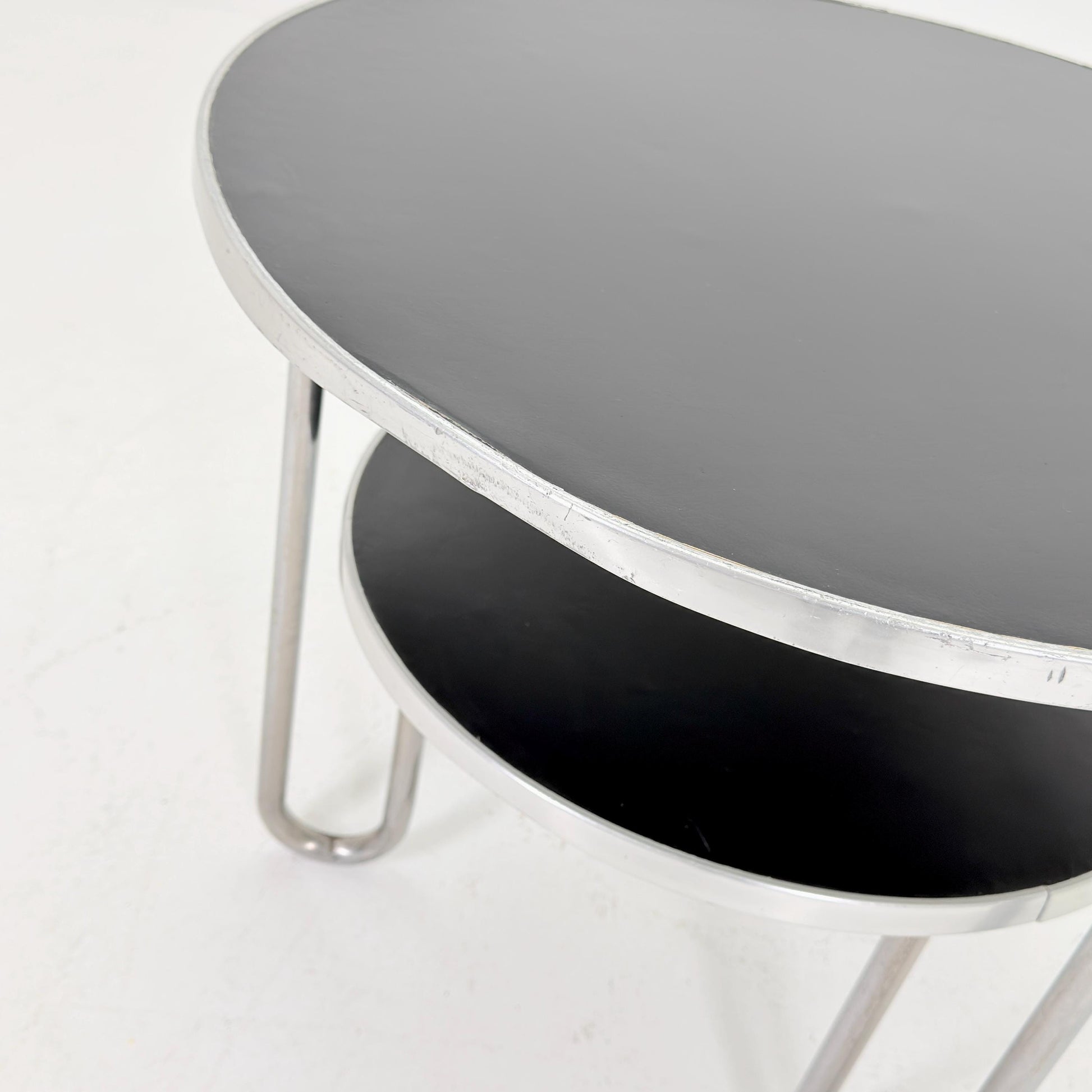 Mid century Bauhaus Tubular Steel Table from Mauser Werke Waldeck, 1950s Germany