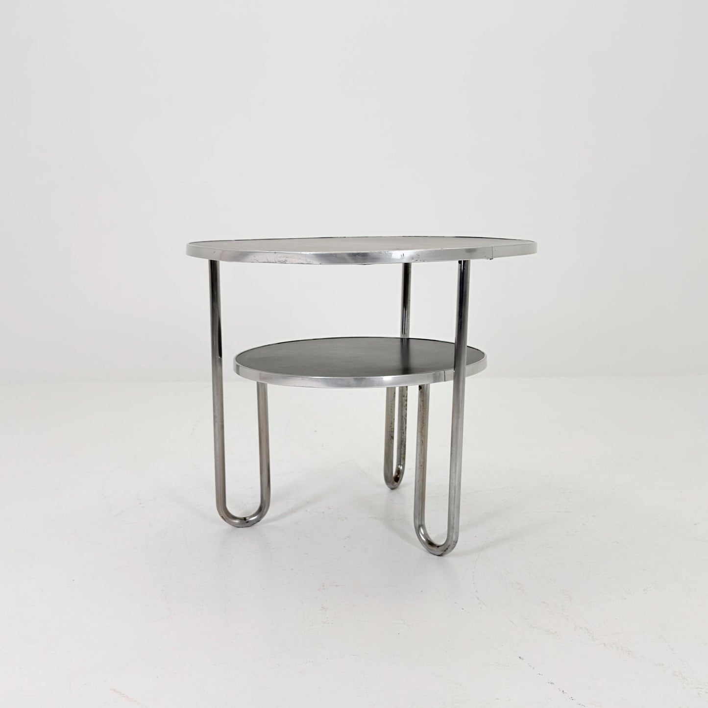 Mid century Bauhaus Tubular Steel Table from Mauser Werke Waldeck, 1950s Germany