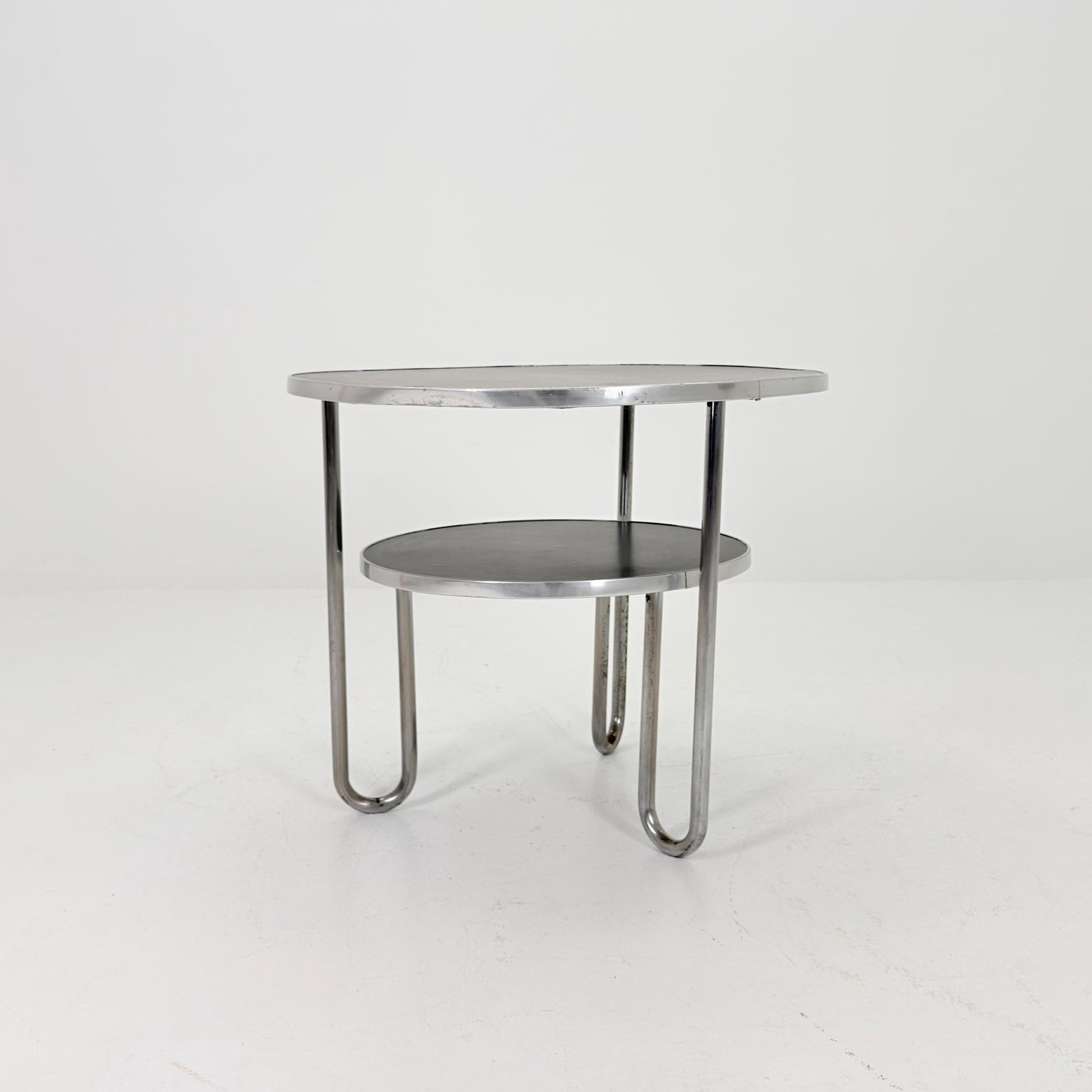 Mid century Bauhaus Tubular Steel Table from Mauser Werke Waldeck, 1950s Germany