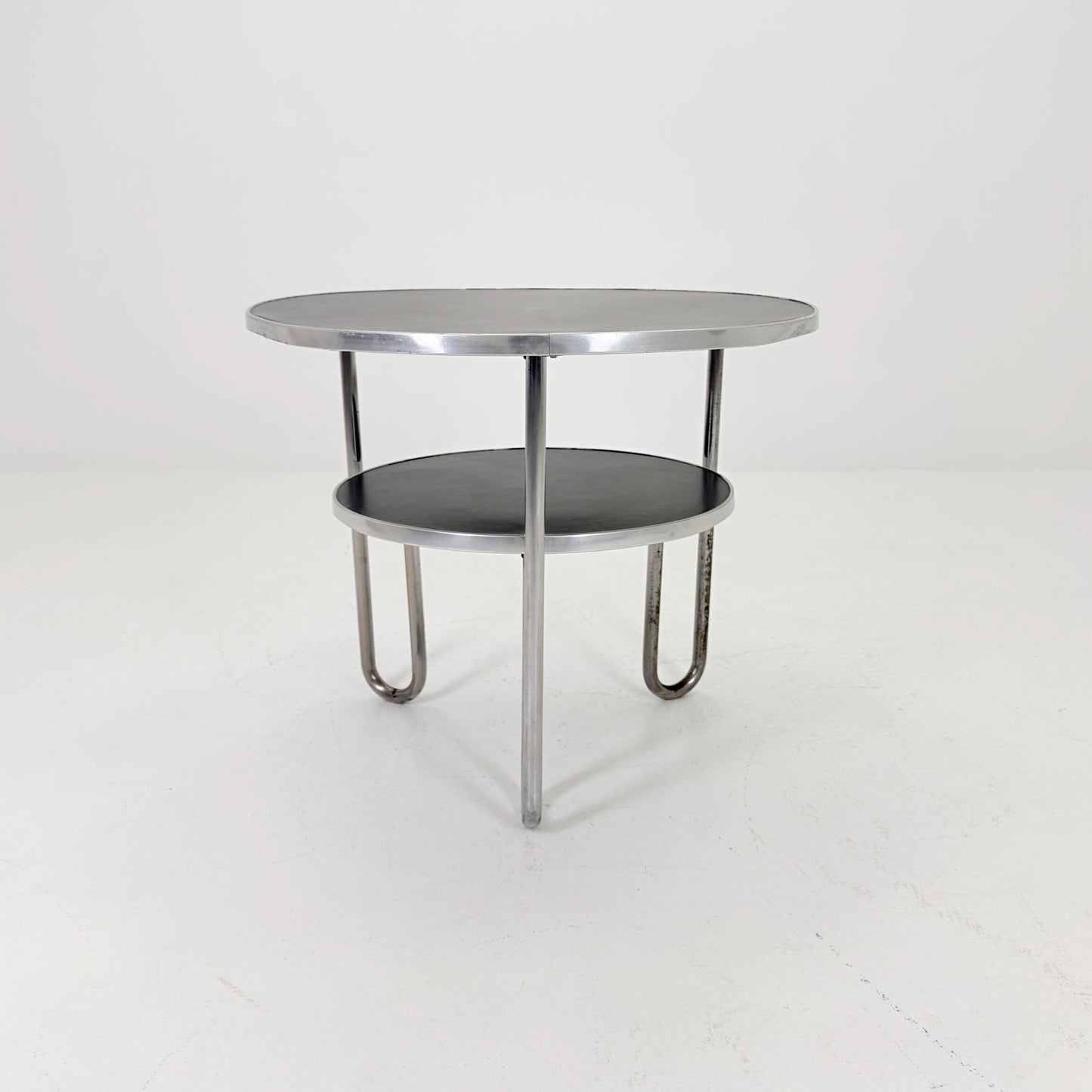Mid century Bauhaus Tubular Steel Table from Mauser Werke Waldeck, 1950s Germany