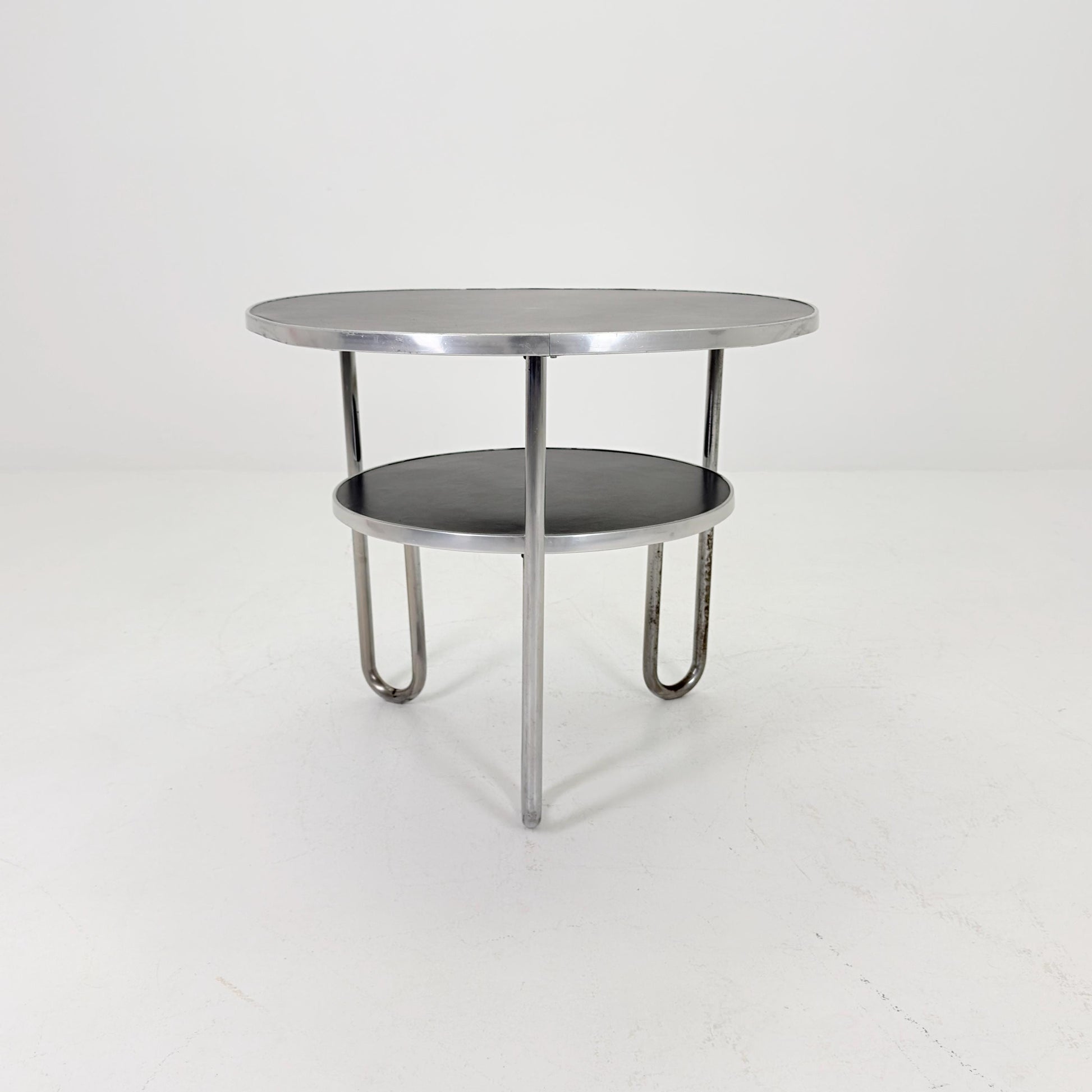 Mid century Bauhaus Tubular Steel Table from Mauser Werke Waldeck, 1950s Germany