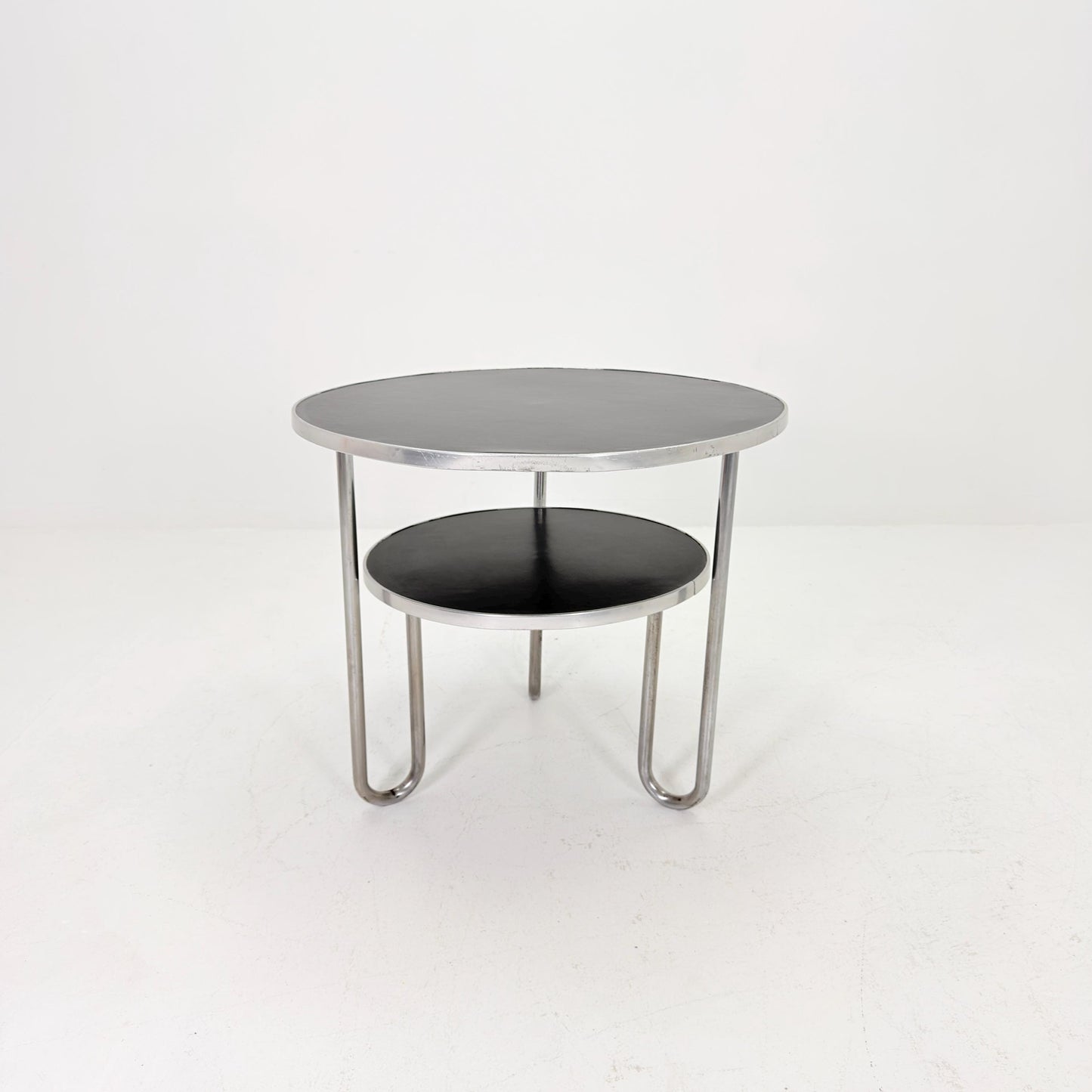 Mid century Bauhaus Tubular Steel Table from Mauser Werke Waldeck, 1950s Germany
