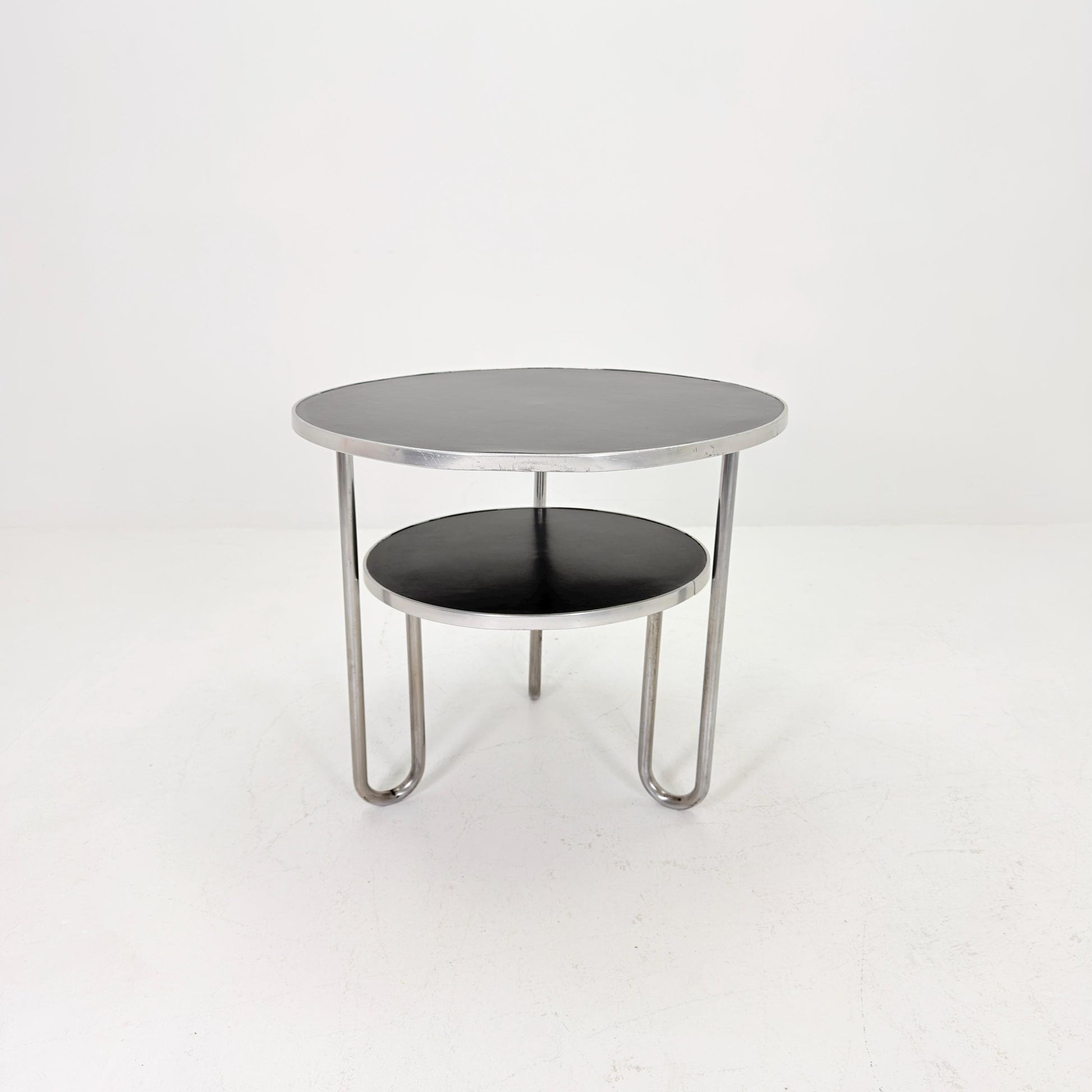 Mid century Bauhaus Tubular Steel Table from Mauser Werke Waldeck, 1950s Germany