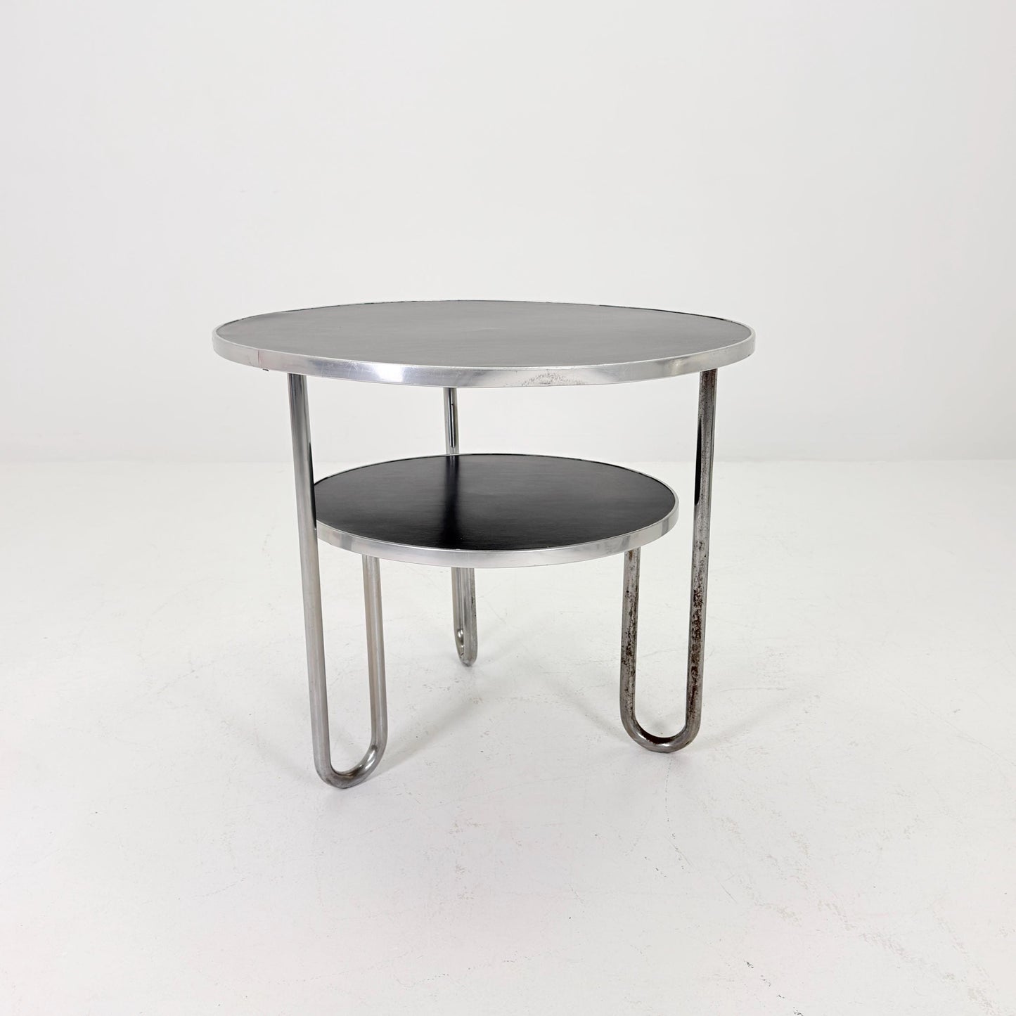 Mid century Bauhaus Tubular Steel Table from Mauser Werke Waldeck, 1950s Germany
