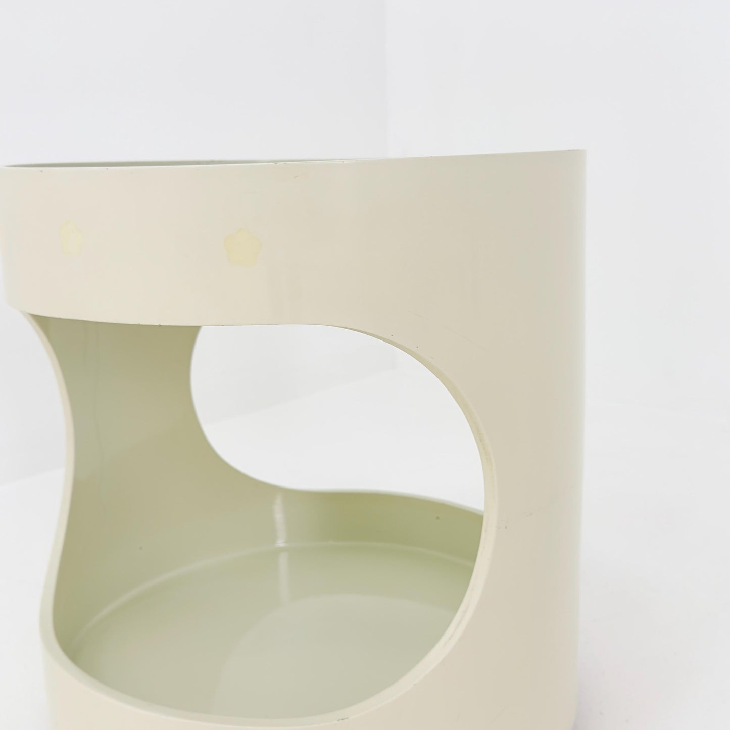 Mid-Century Space Age Side Table “Luna” by Opal Kleinmöbel Germany 1970s