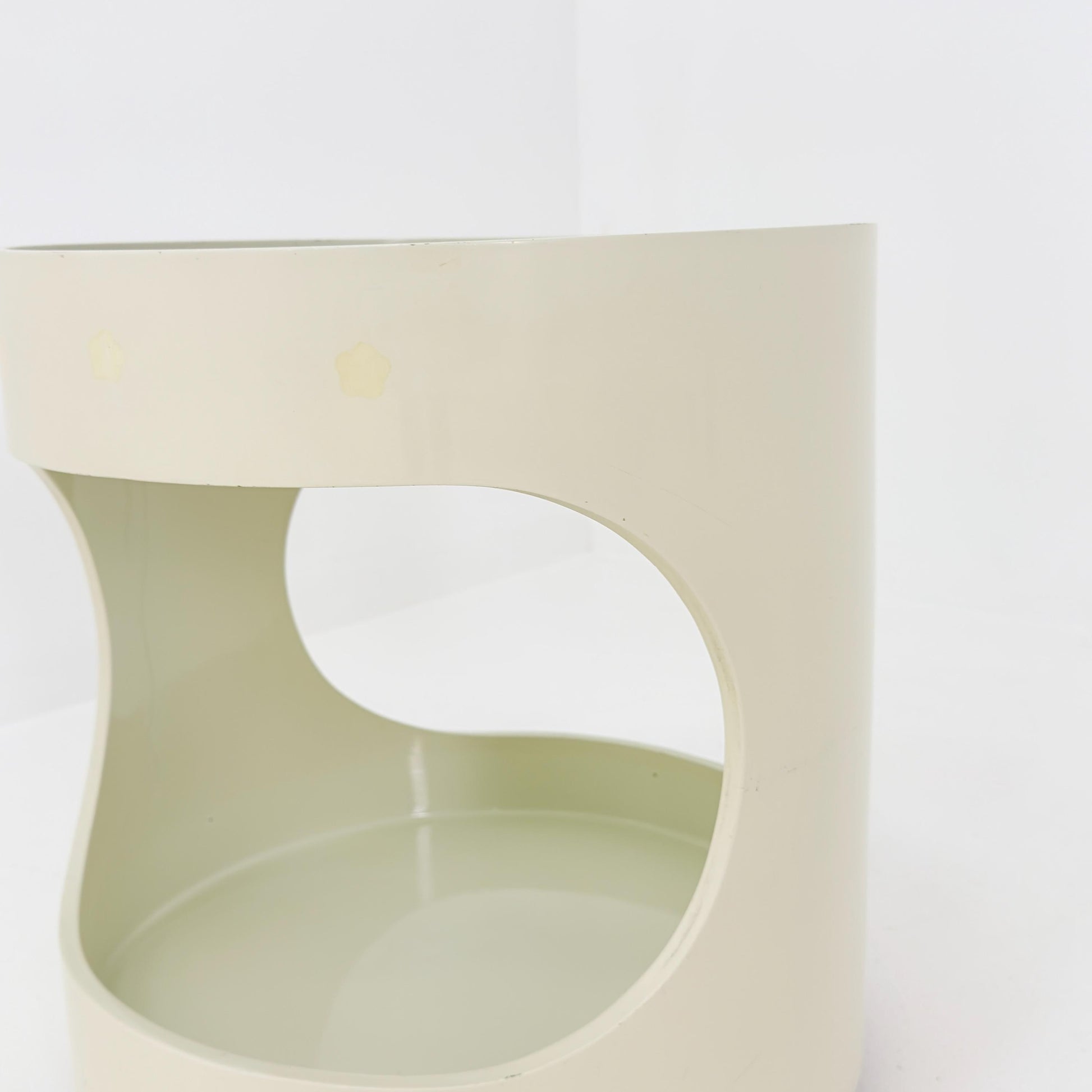 Mid-Century Space Age Side Table “Luna” by Opal Kleinmöbel Germany 1970s